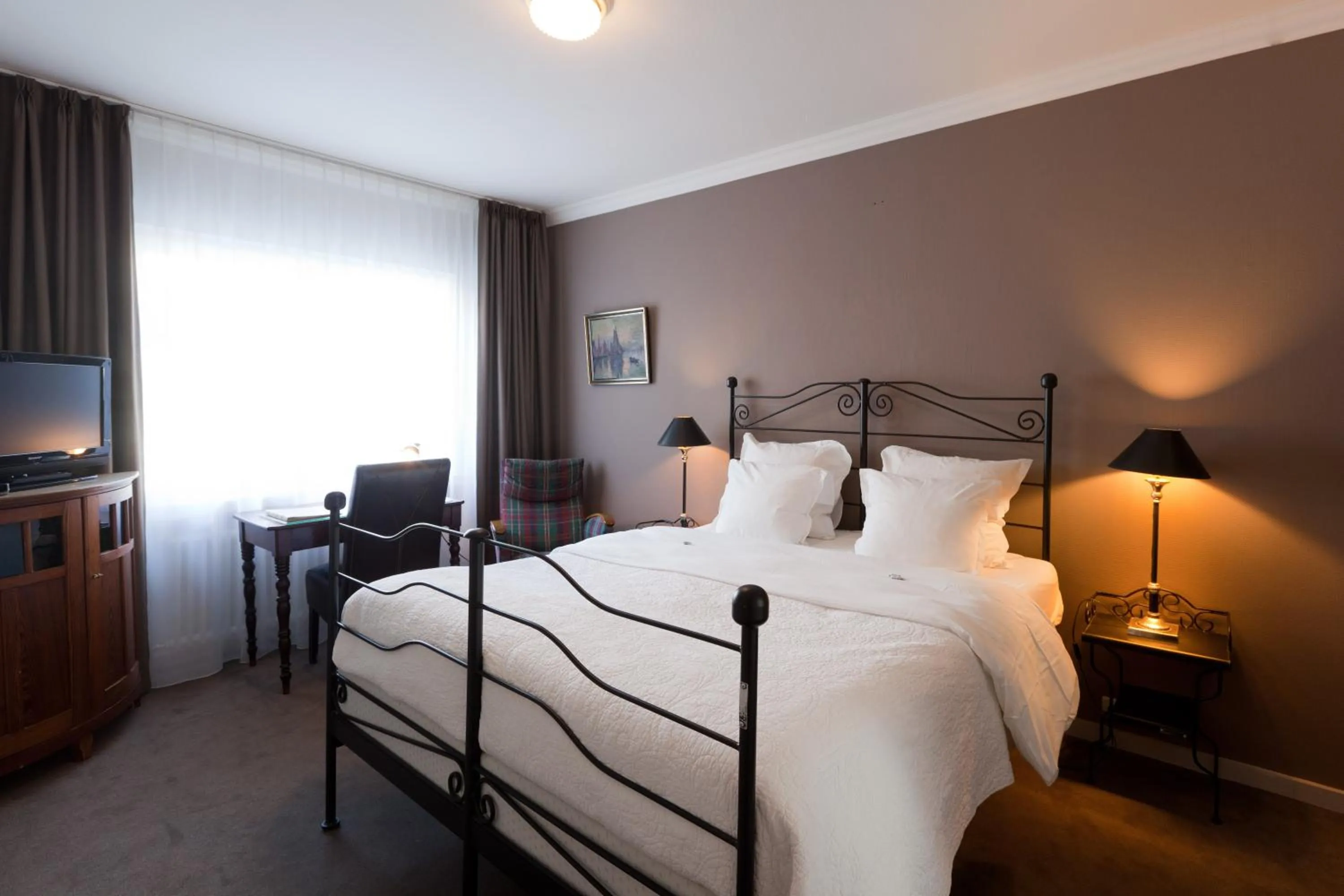 Bed in Hotel De Hofkamers