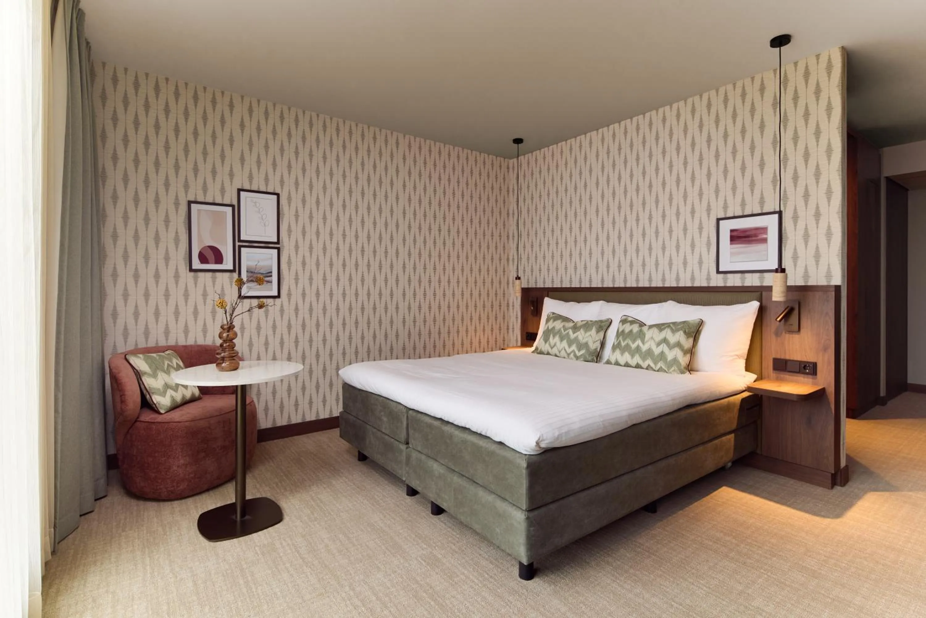 Bed in Van der Valk Hotel Groningen-Hoogkerk