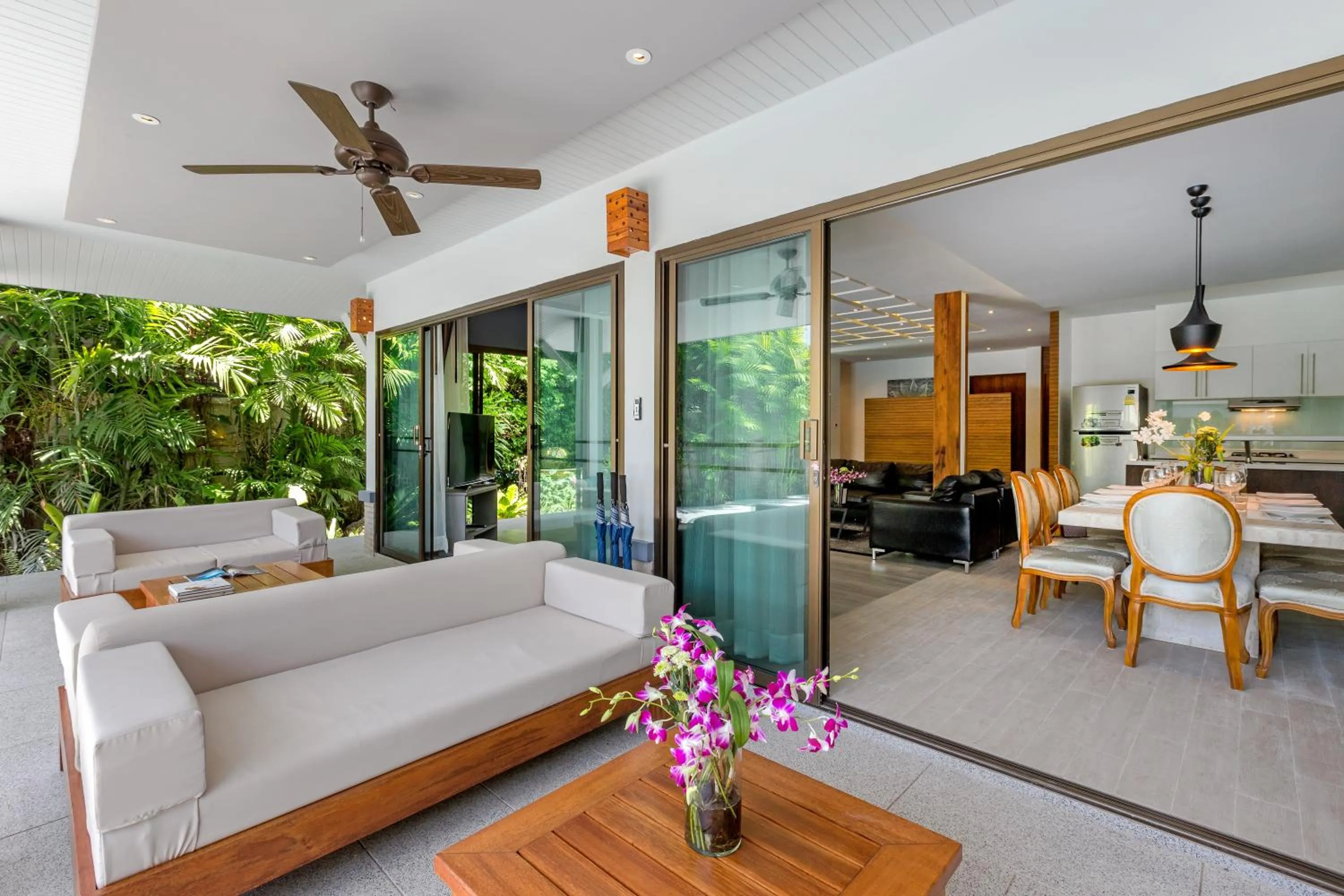 Balcony/Terrace in Karon Beach Pool Villa - Sha Extra Plus