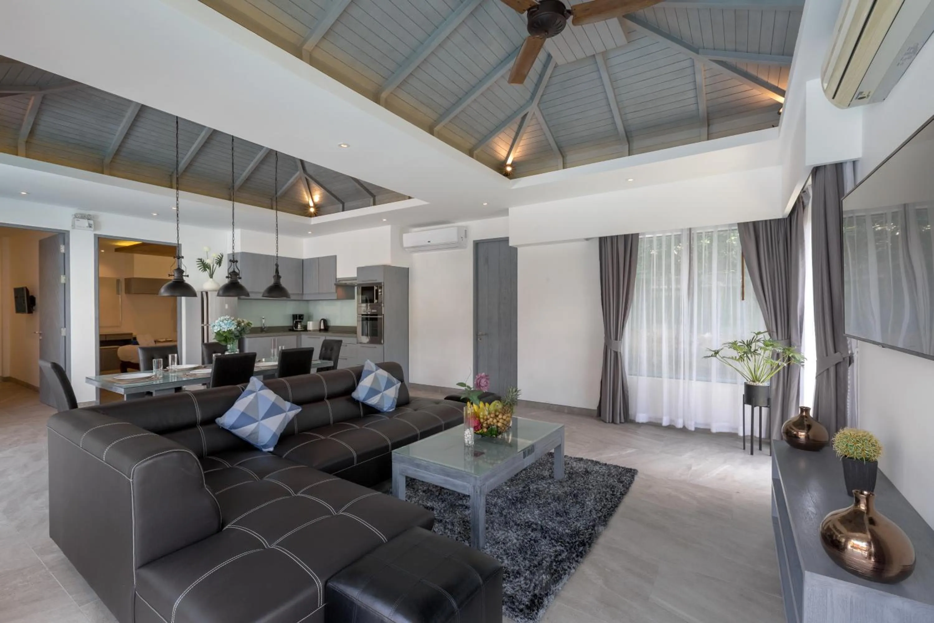 Living room in Karon Beach Pool Villa - Sha Extra Plus