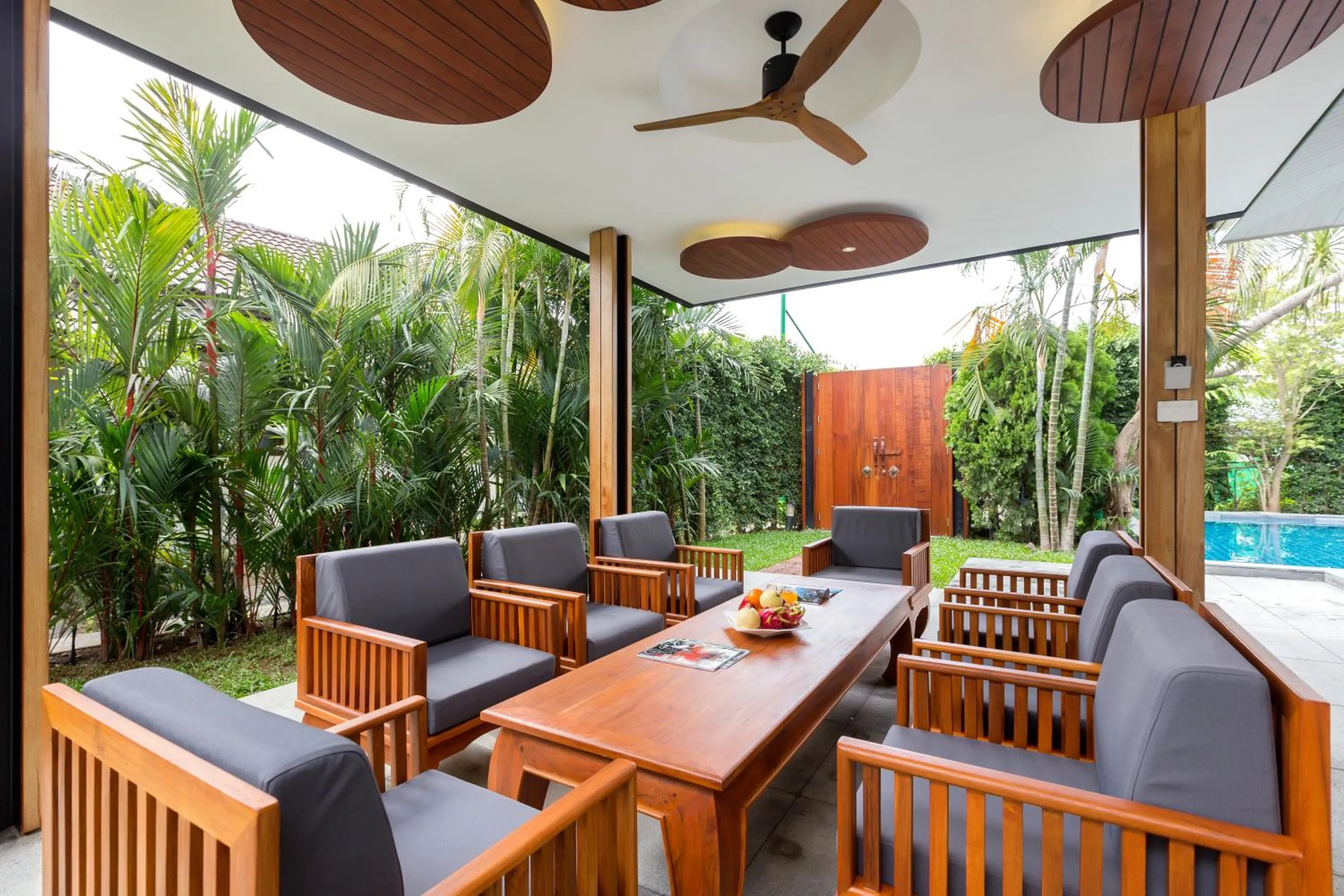 Balcony/Terrace in Karon Beach Pool Villa - Sha Extra Plus