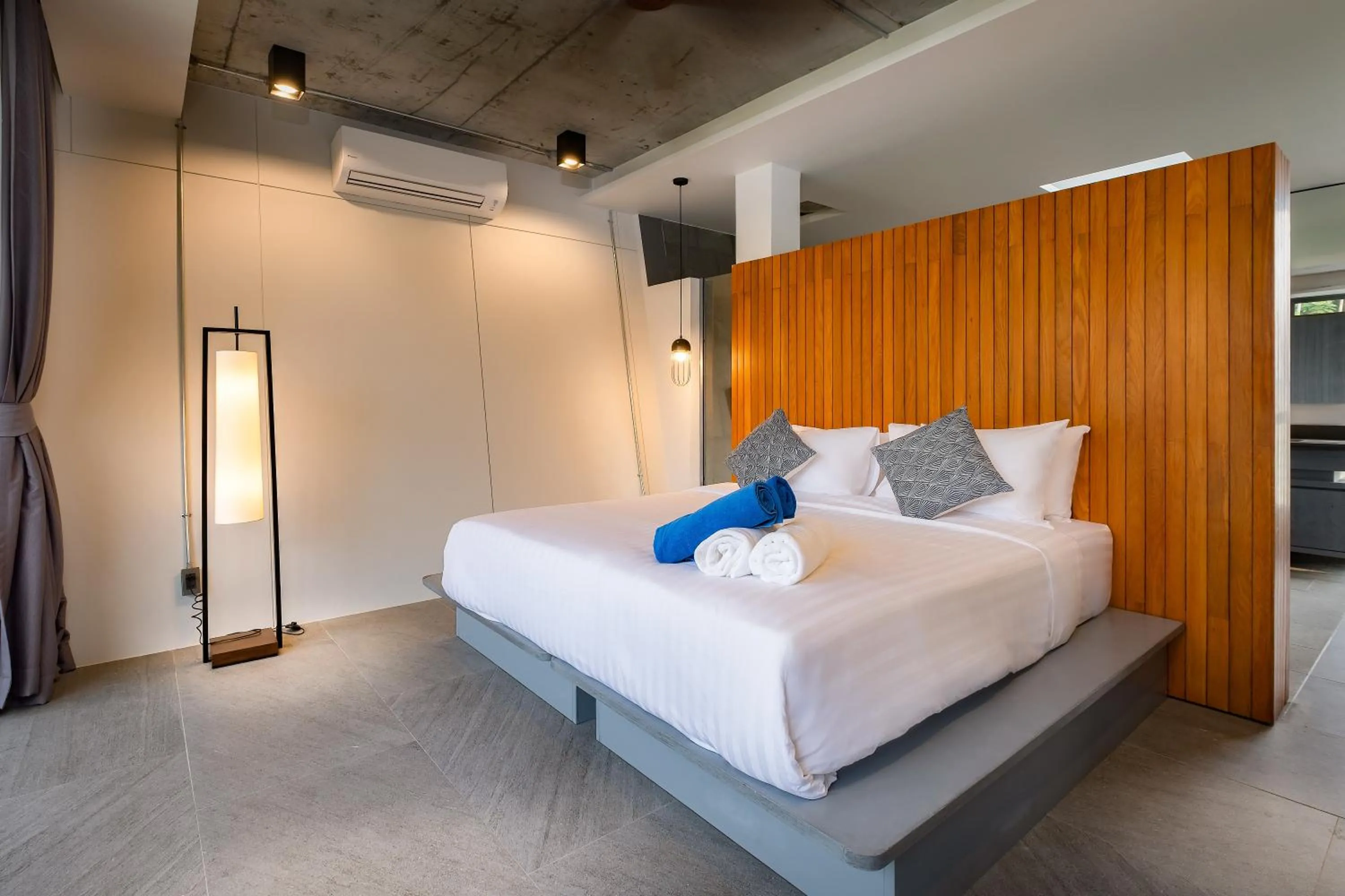 Bedroom, Bed in Karon Beach Pool Villa - Sha Extra Plus