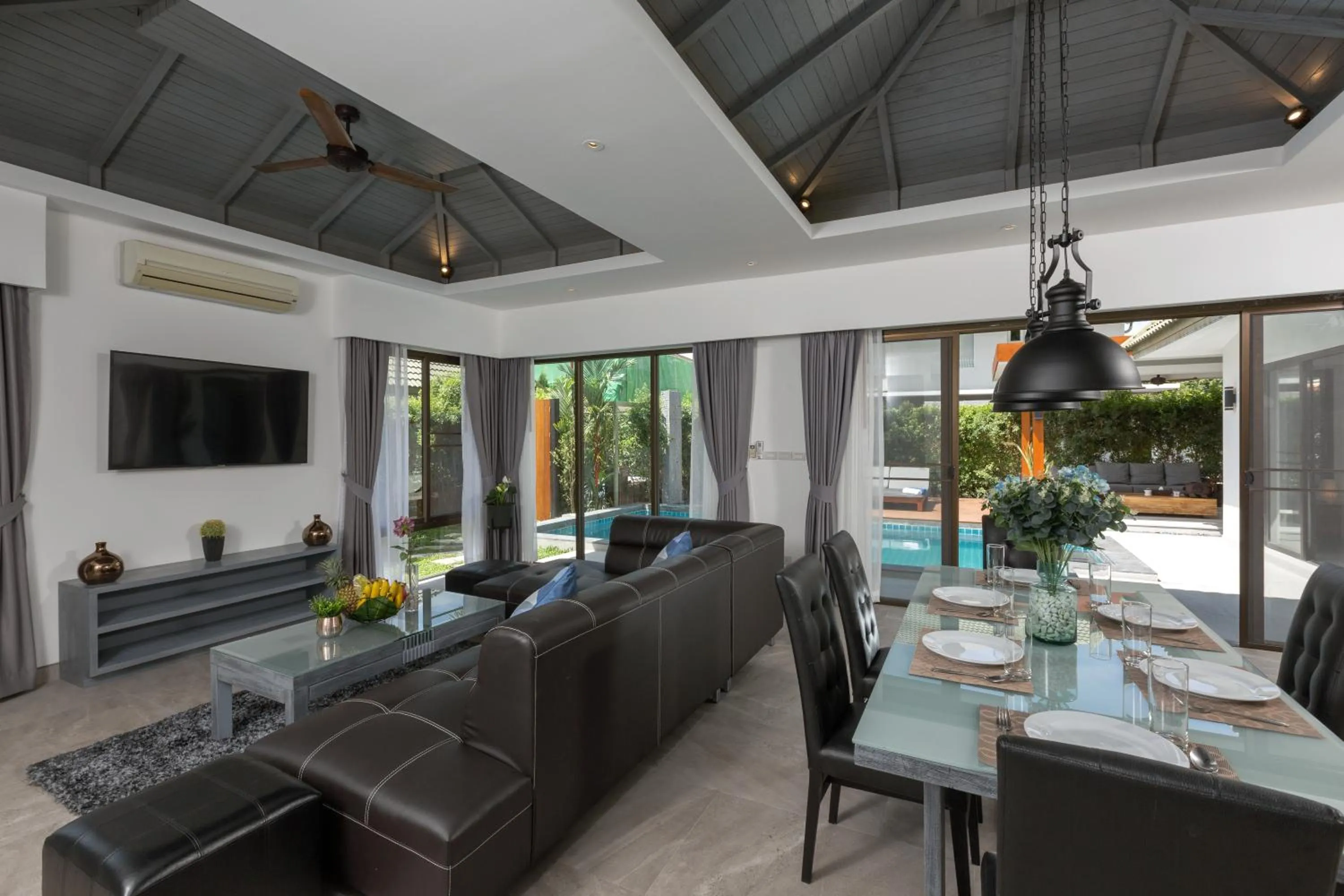 Living room in Karon Beach Pool Villa - Sha Extra Plus