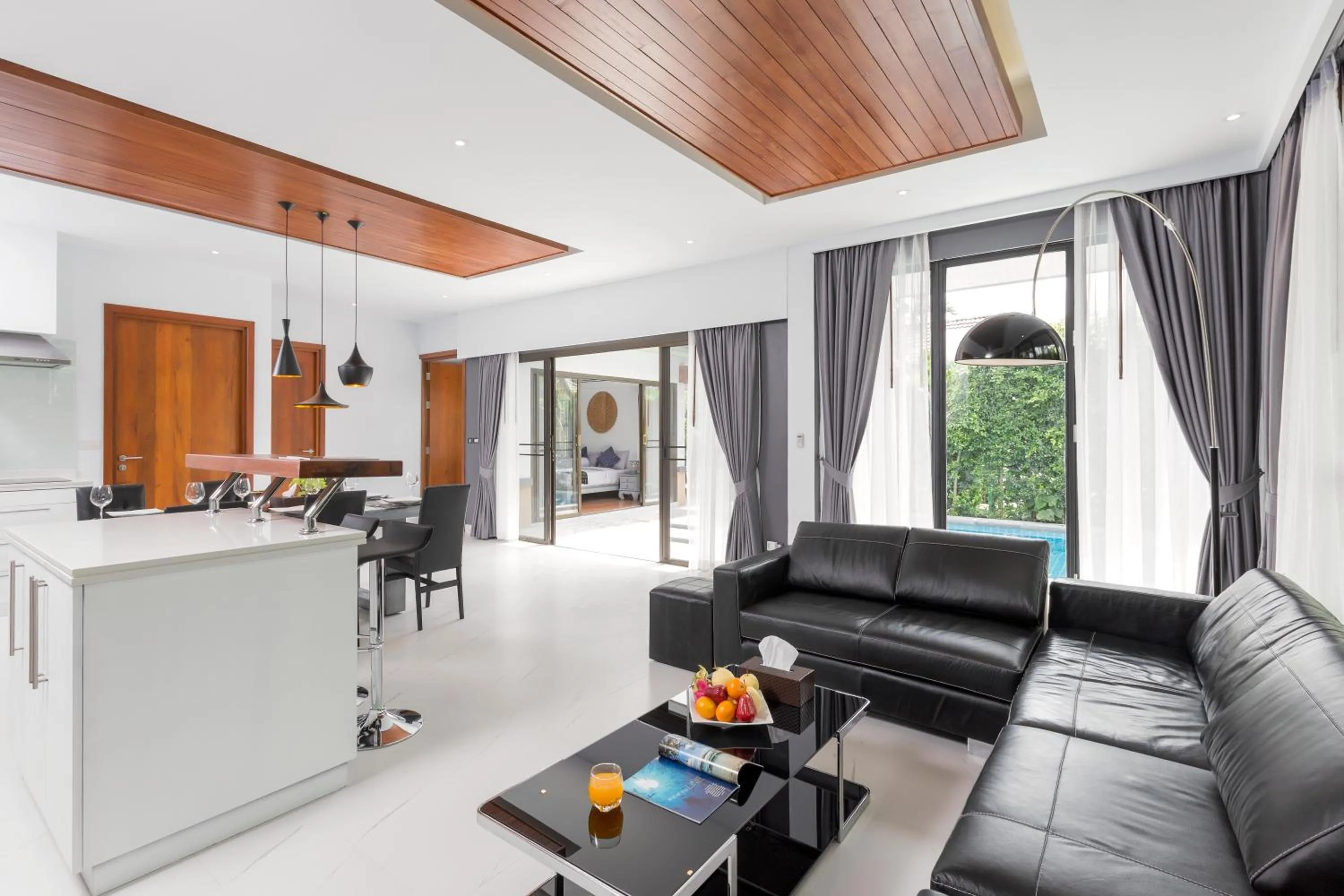 Living room in Karon Beach Pool Villa - Sha Extra Plus