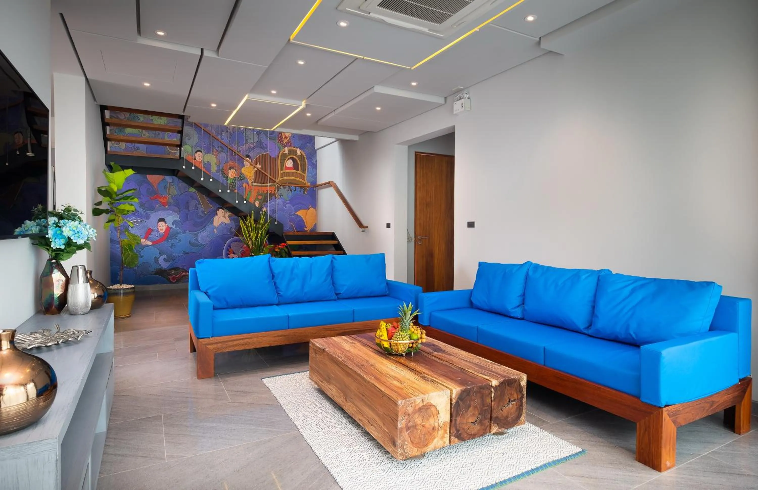 Living room in Karon Beach Pool Villa - Sha Extra Plus