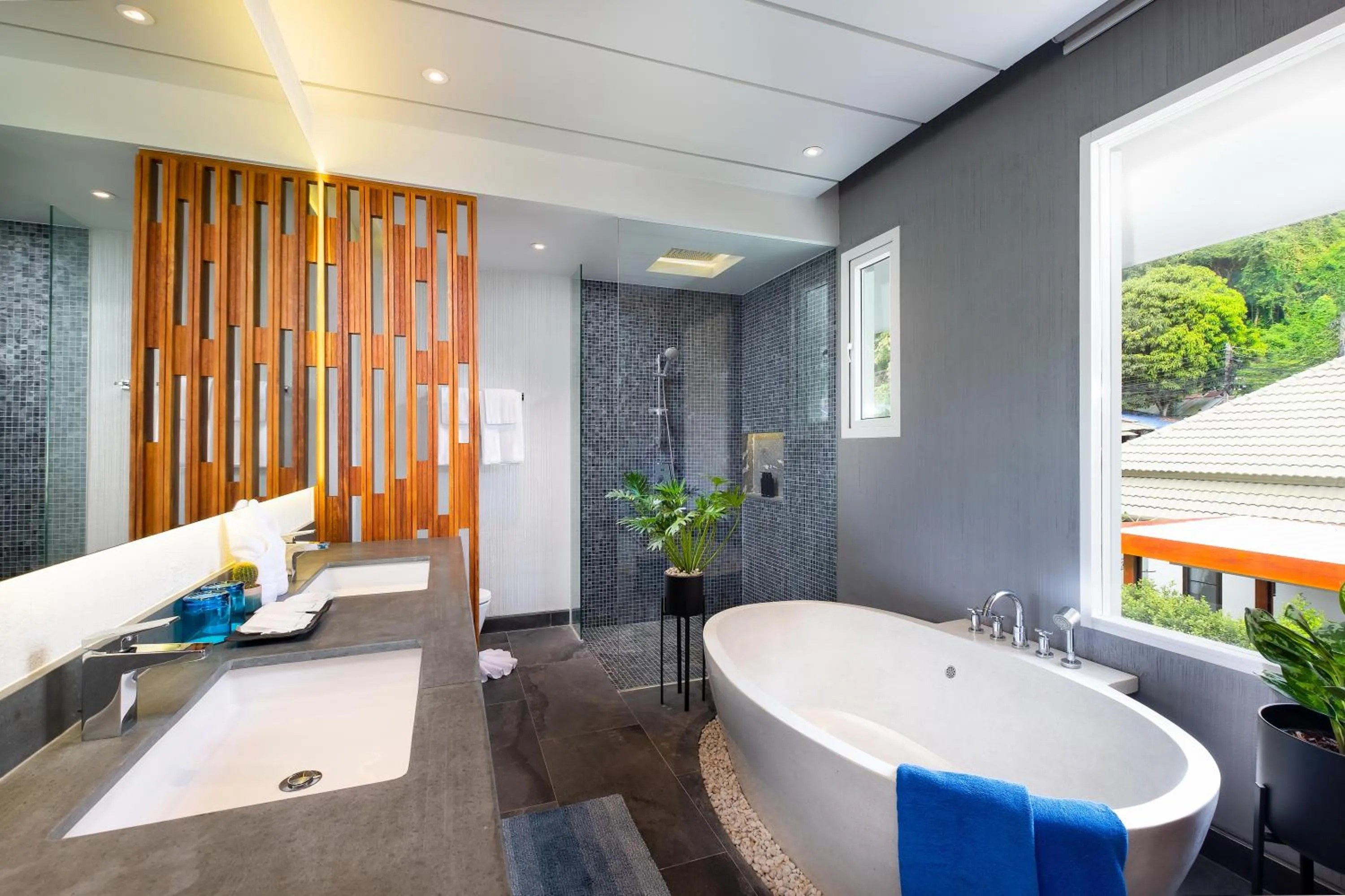 Bathroom in Karon Beach Pool Villa - Sha Extra Plus