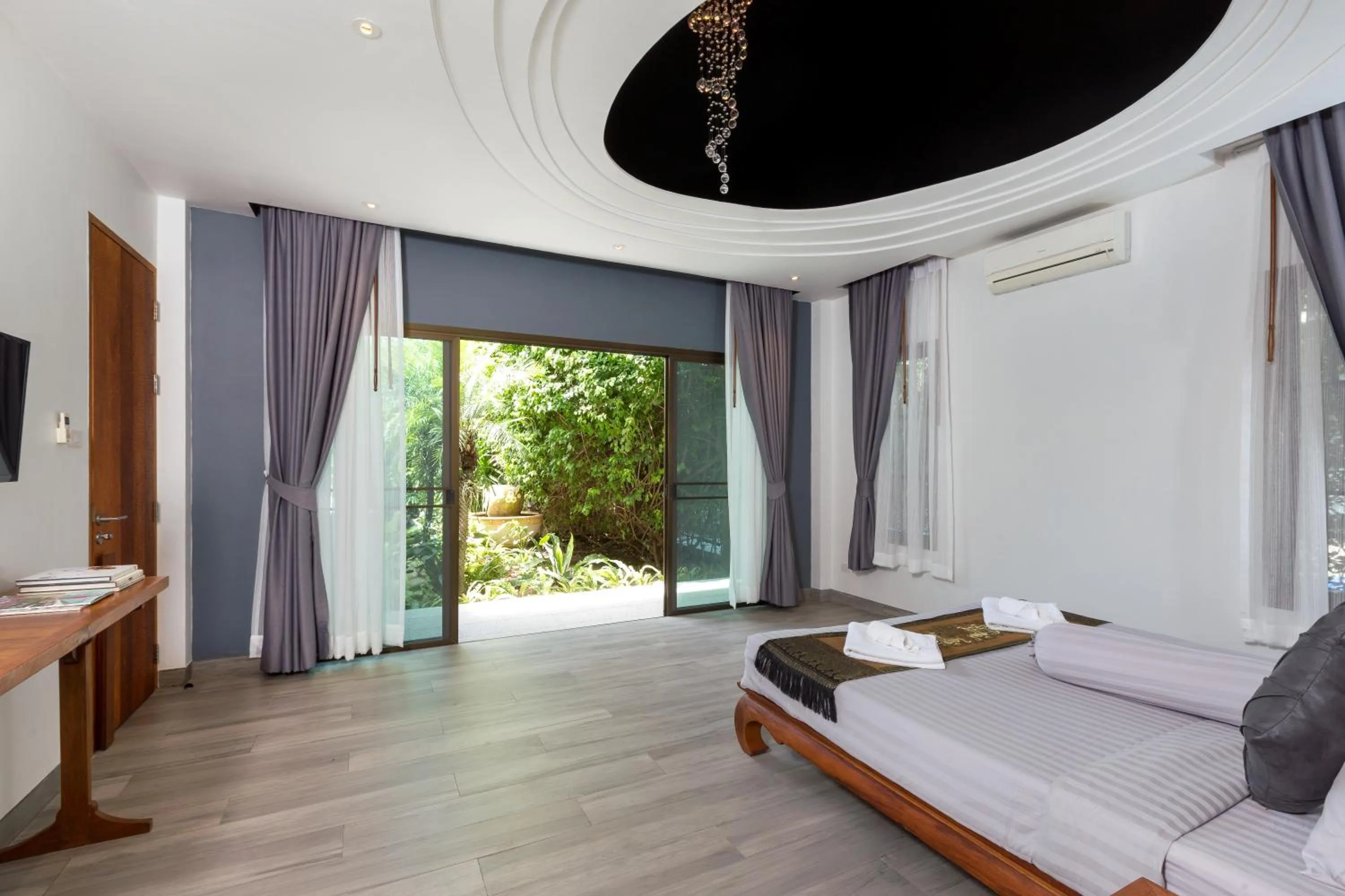 Bedroom, Bed in Karon Beach Pool Villa - Sha Extra Plus
