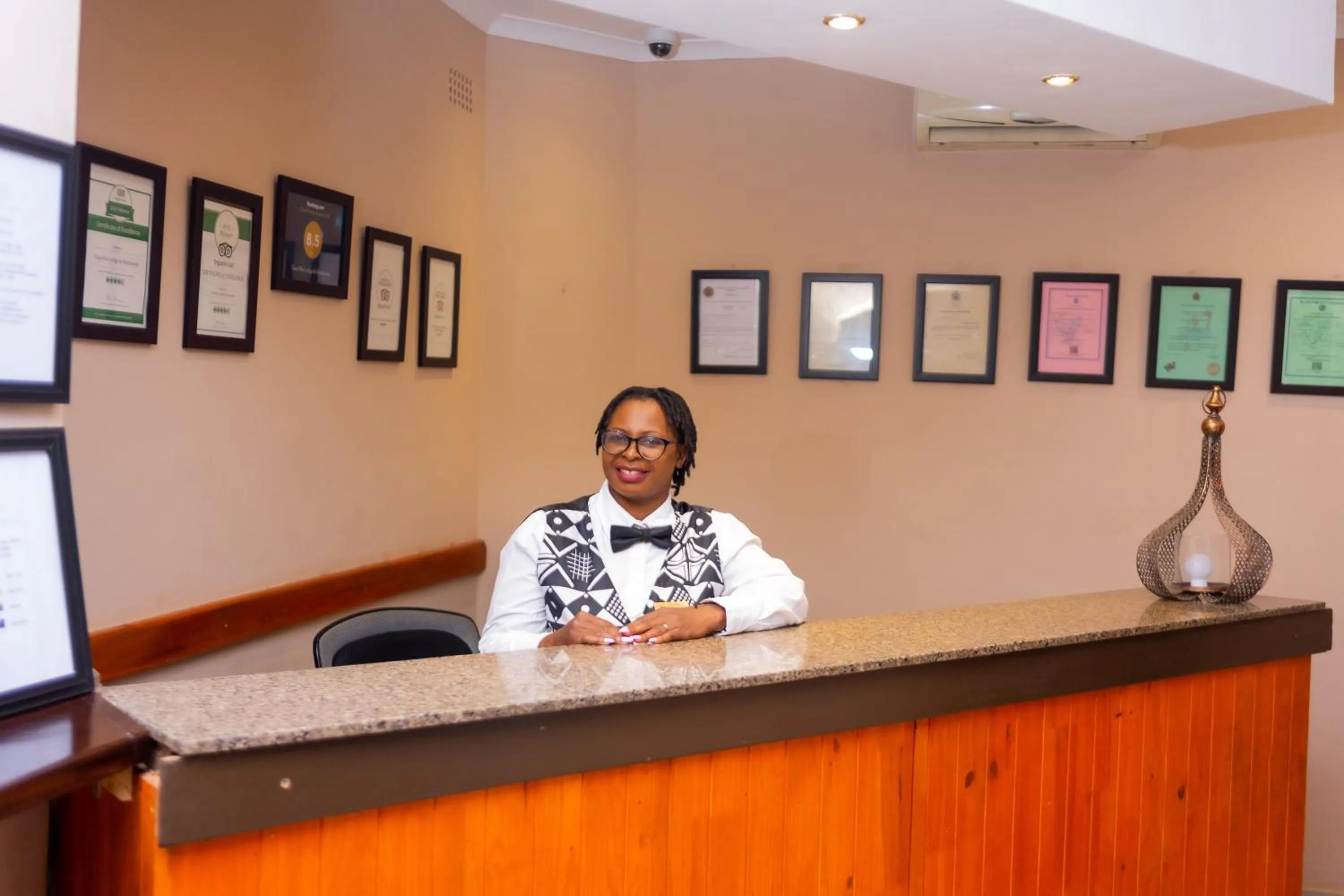 Staff in Casa Mia Lodge & Restaurant