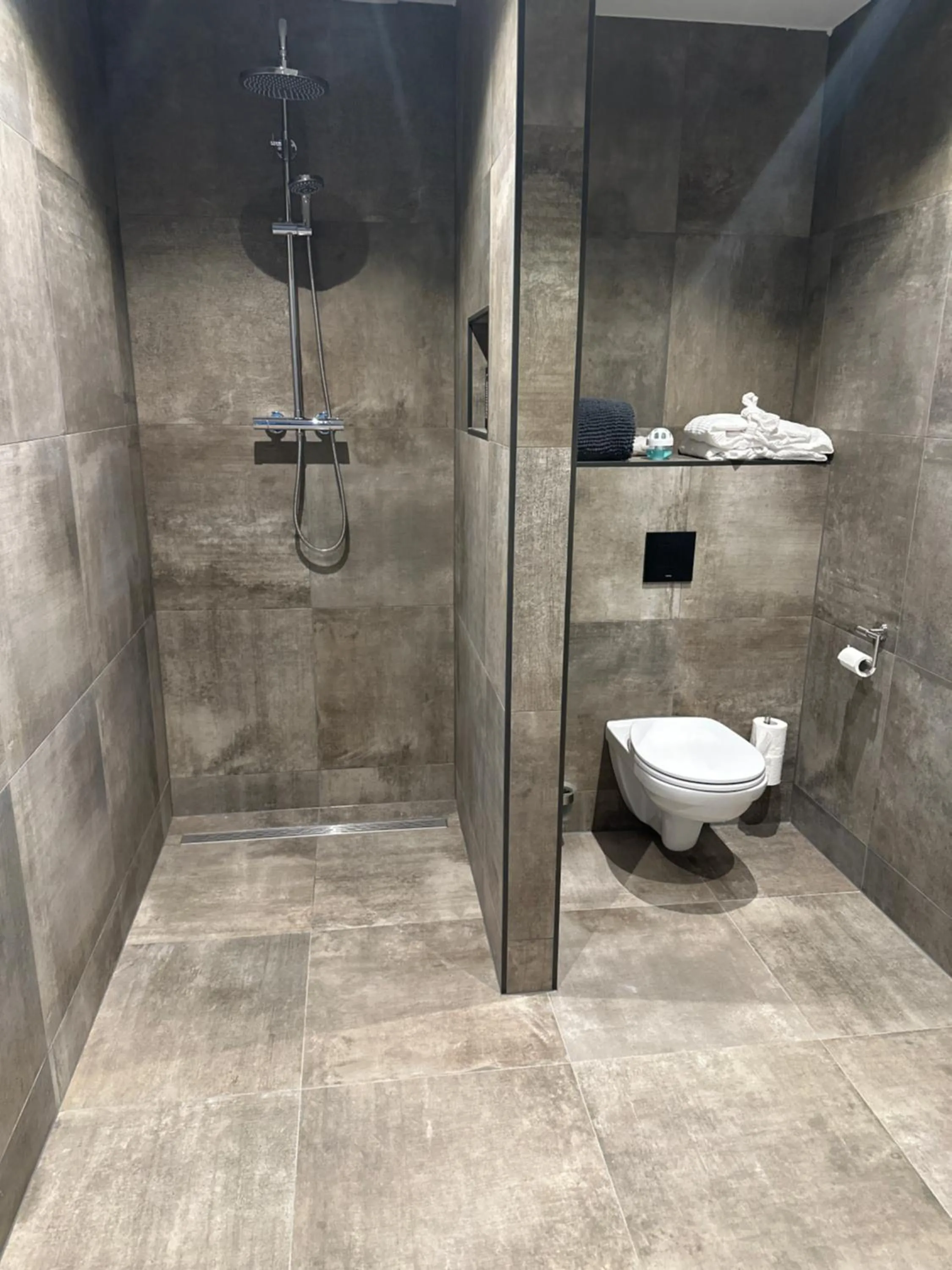 Shower in Bed&Breakfast de Hooimoat