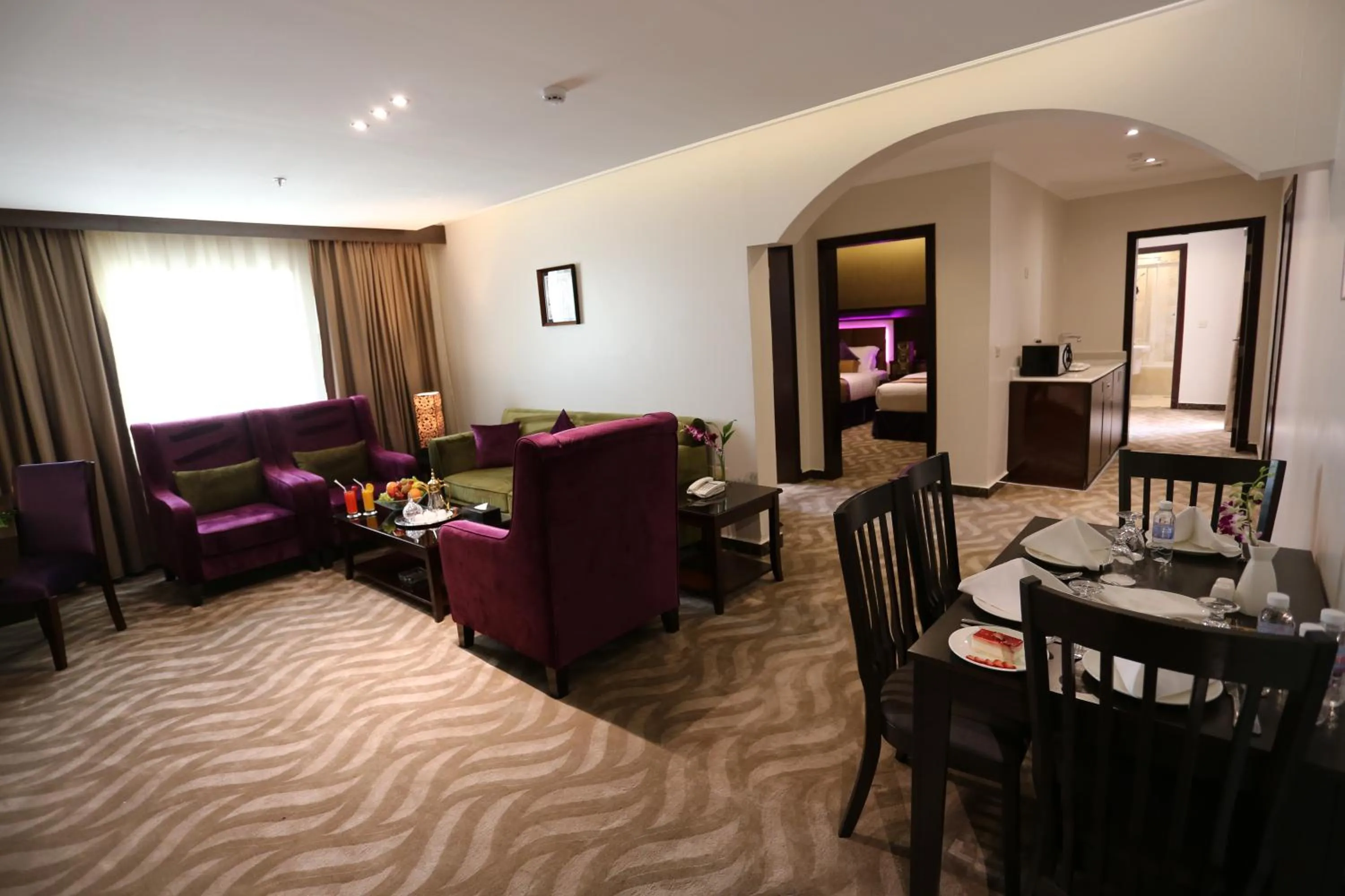 Seating area in Golden Bujari Hotel Al Khobar