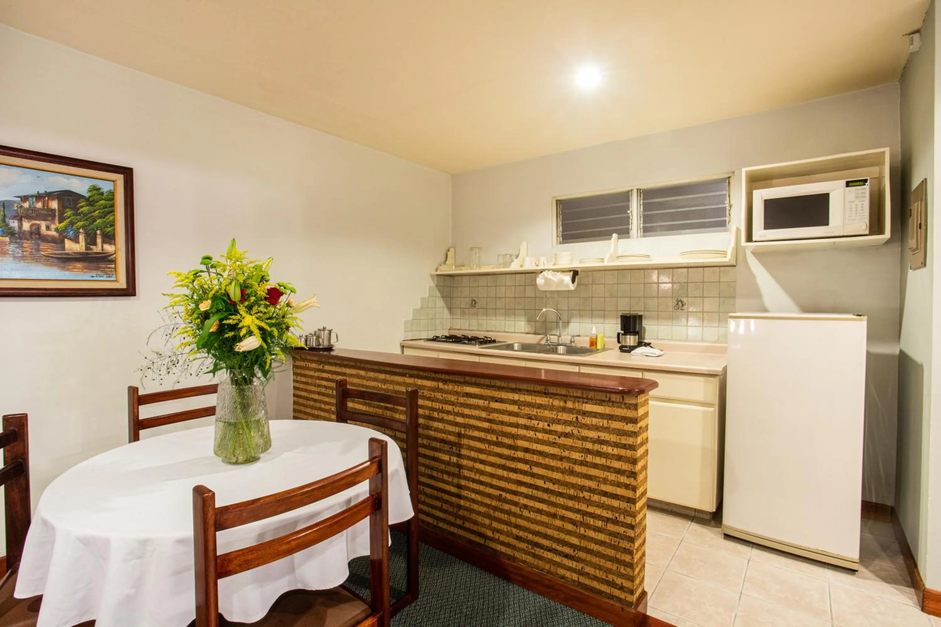 Kitchen or kitchenette in Apartotel Tairona