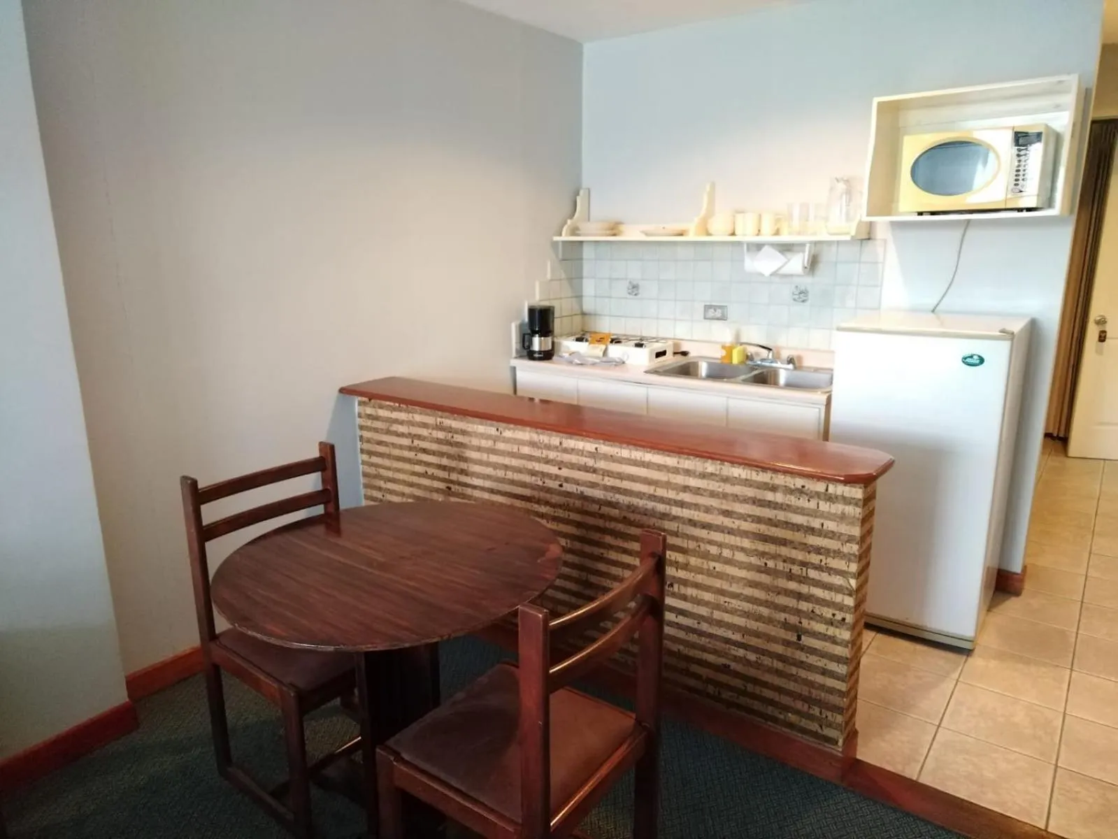 Kitchen or kitchenette in Apartotel Tairona