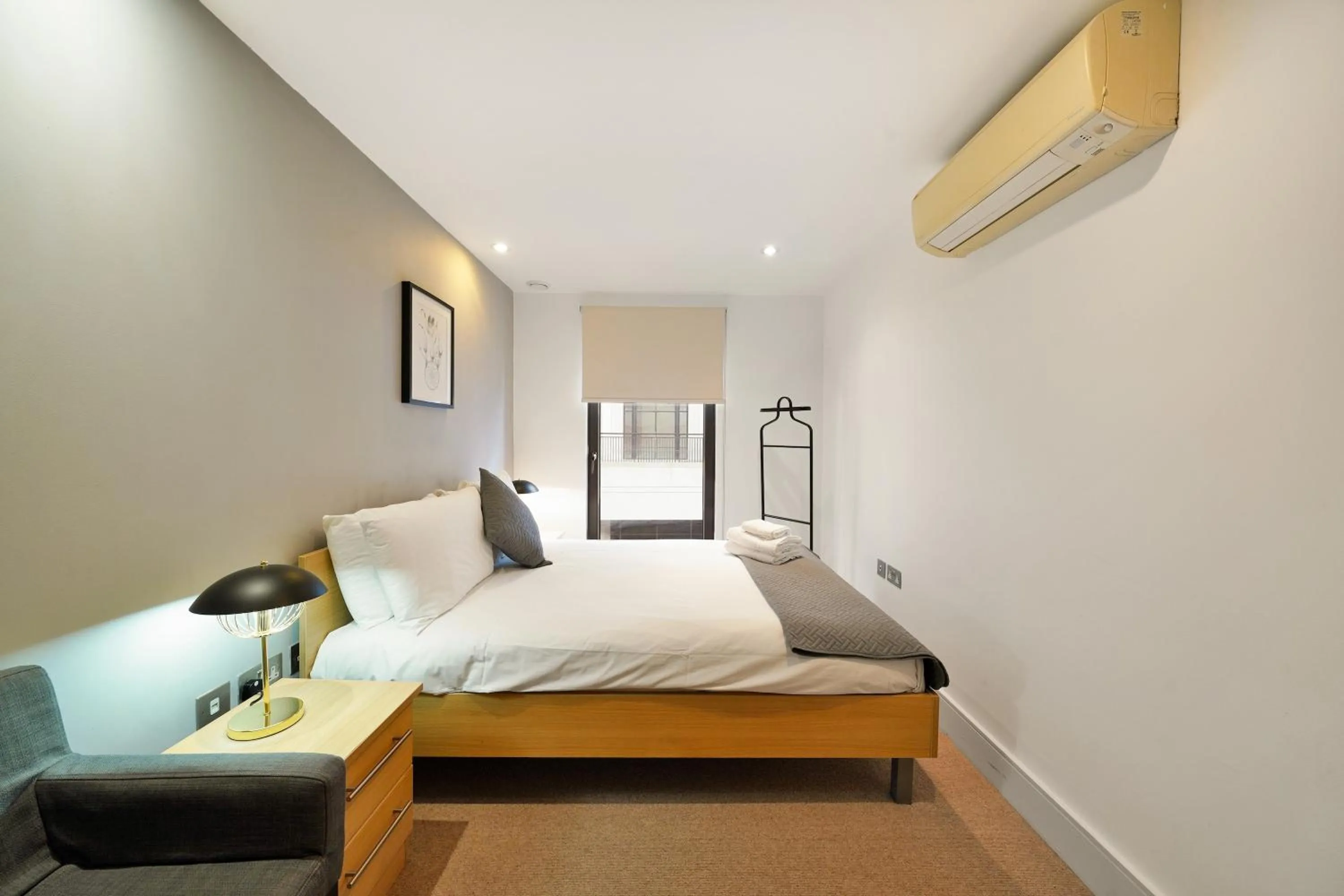 Bedroom, Bed in Modern Apartments in Bayswater Central London FREE WIFI & AIRCON by City Stay Aparts London