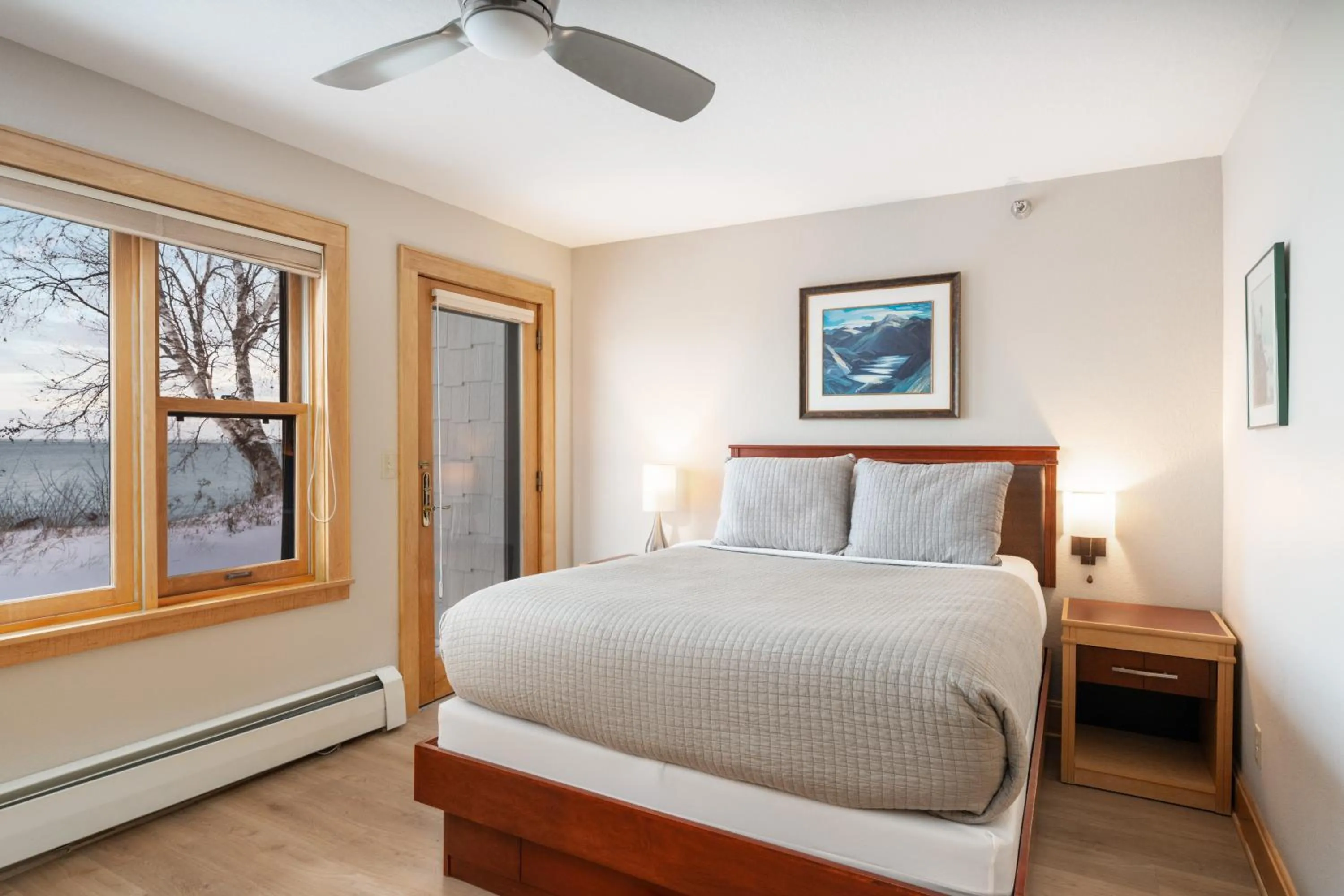 Bed in East Bay Suites