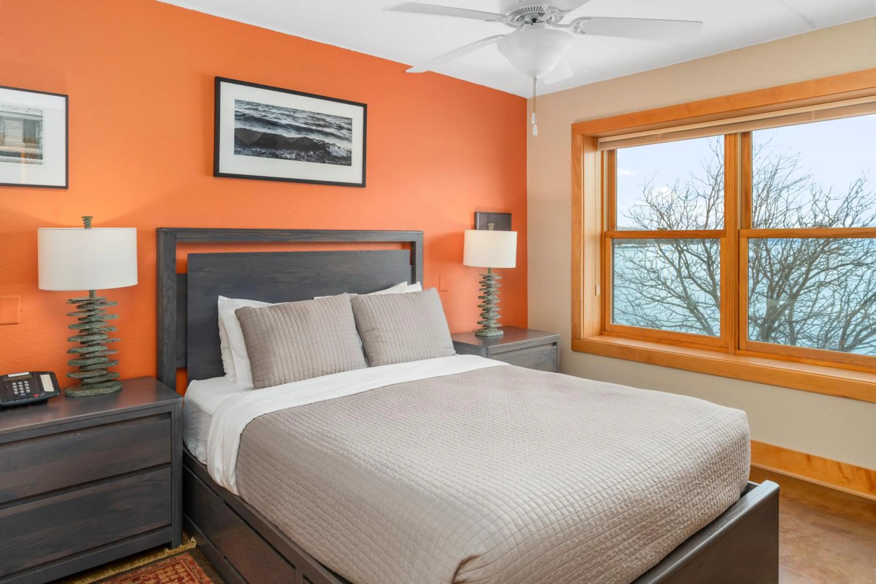 Bed in East Bay Suites