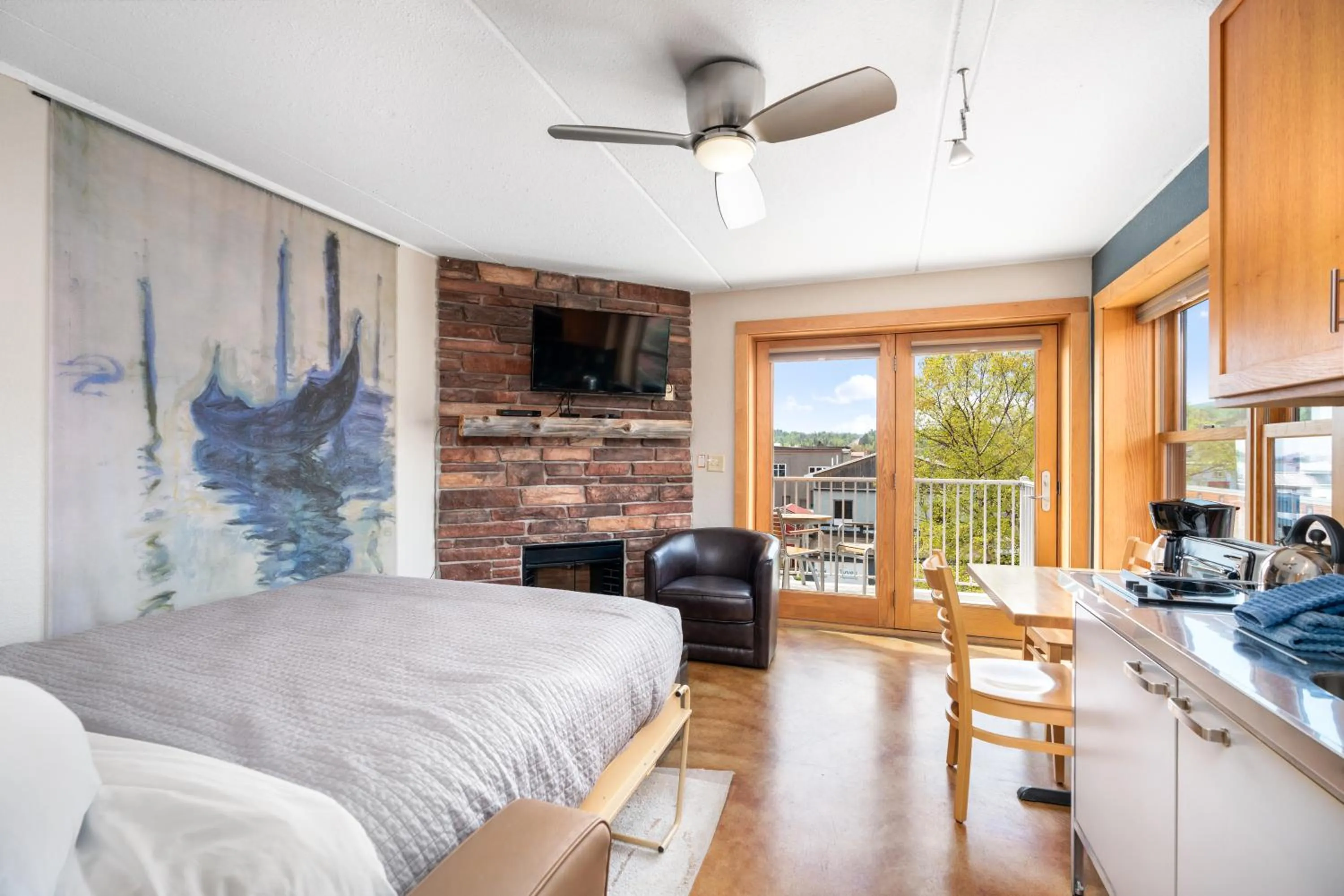 Bed in East Bay Suites