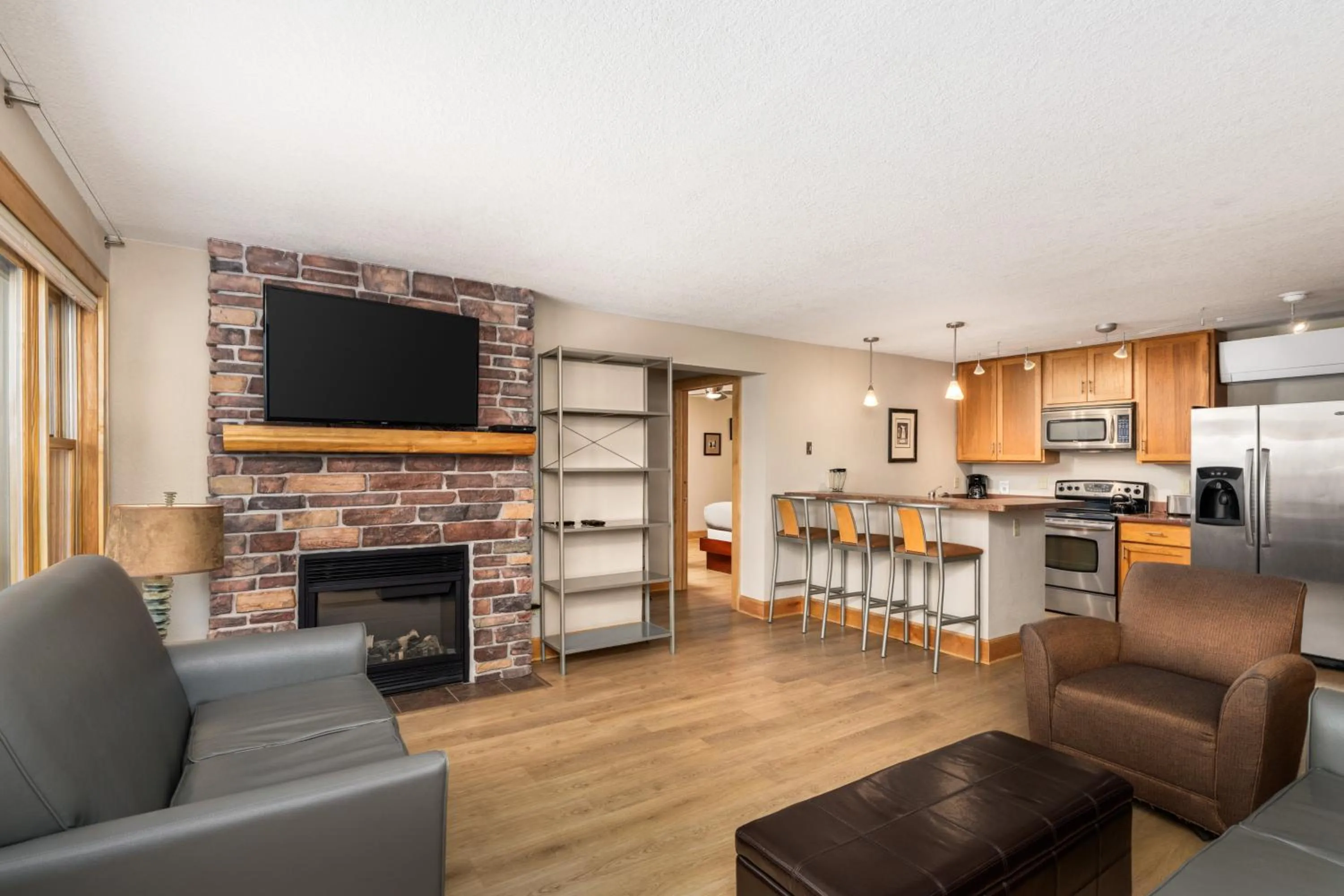 Living room in East Bay Suites