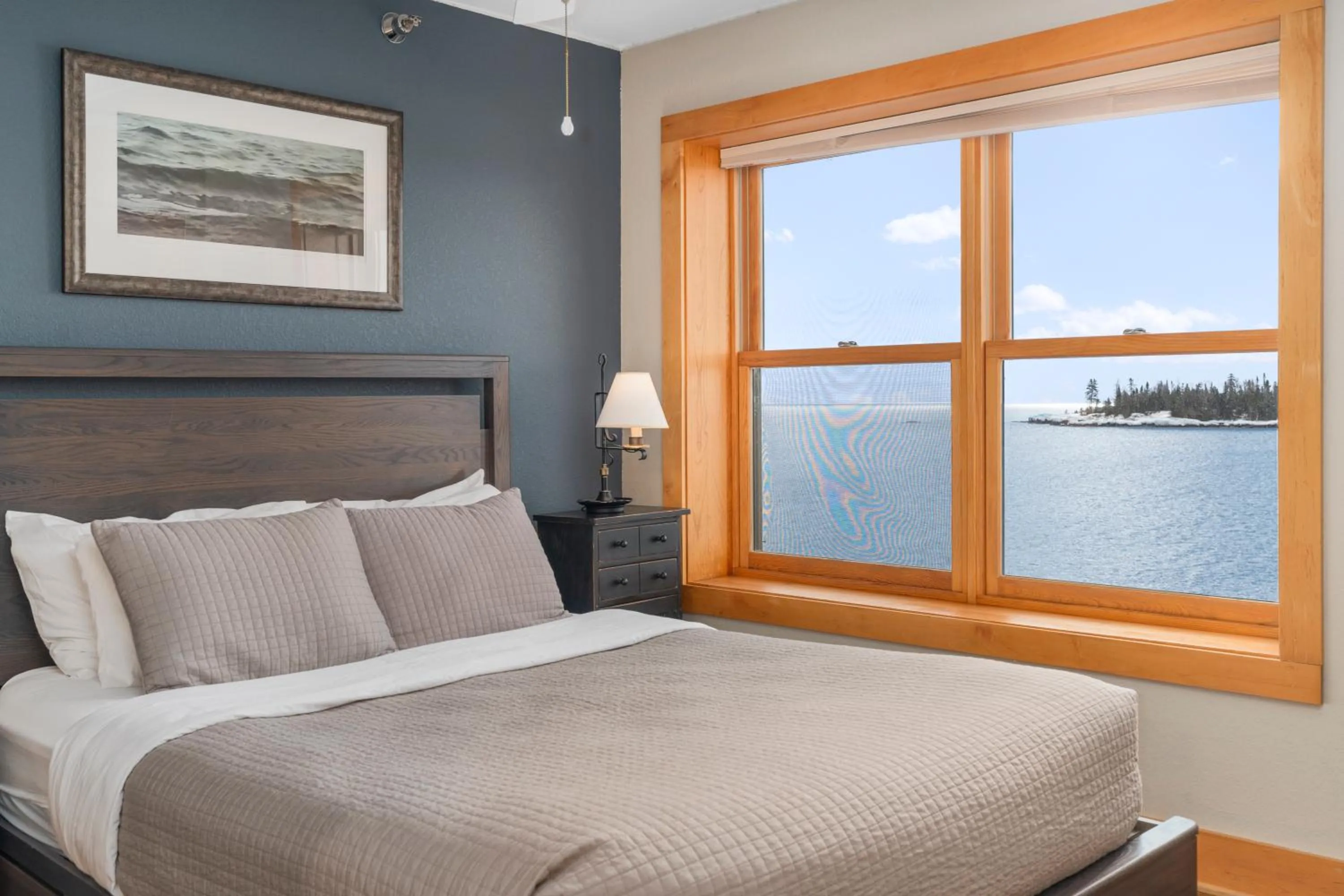 Bed in East Bay Suites