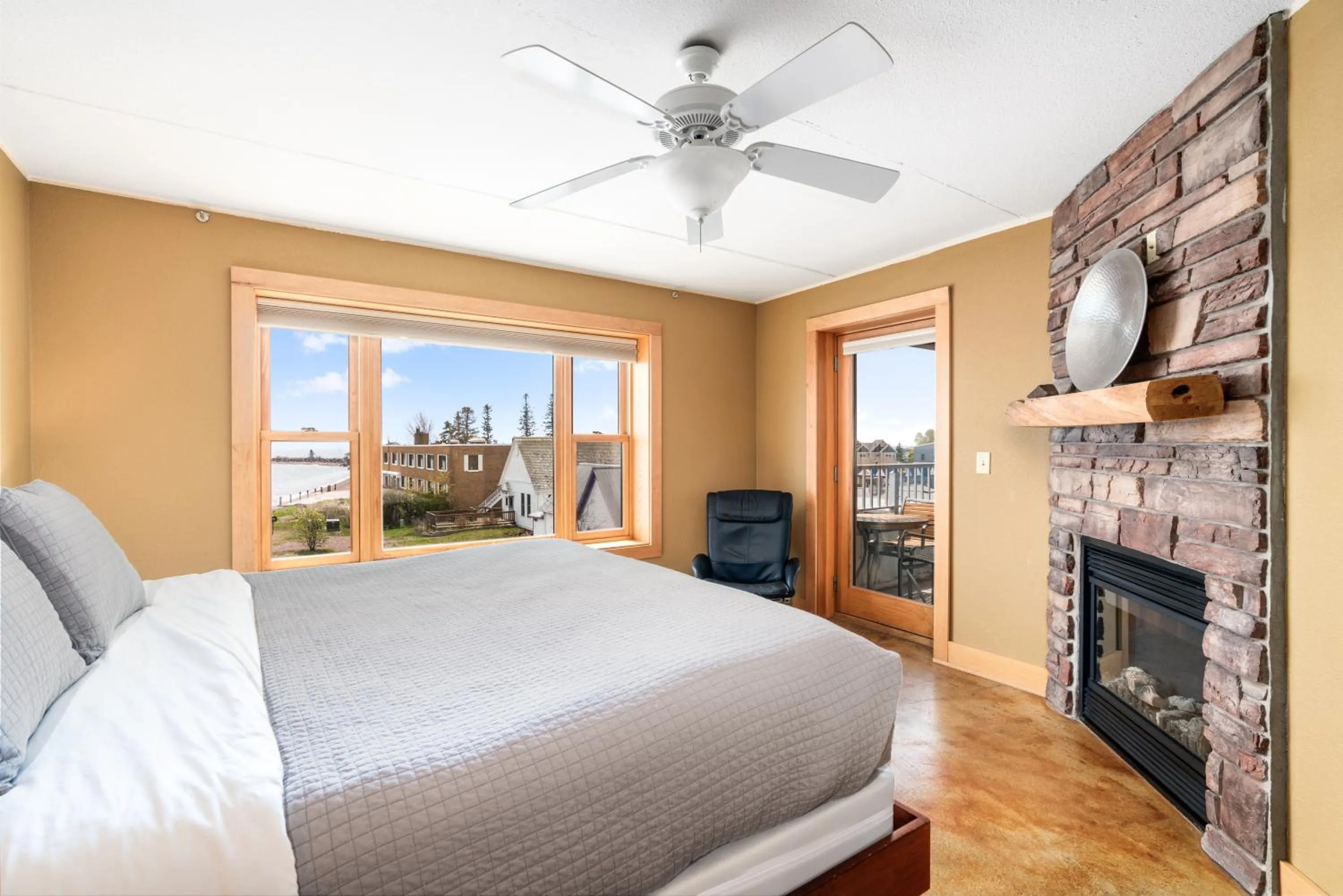 Bed in East Bay Suites