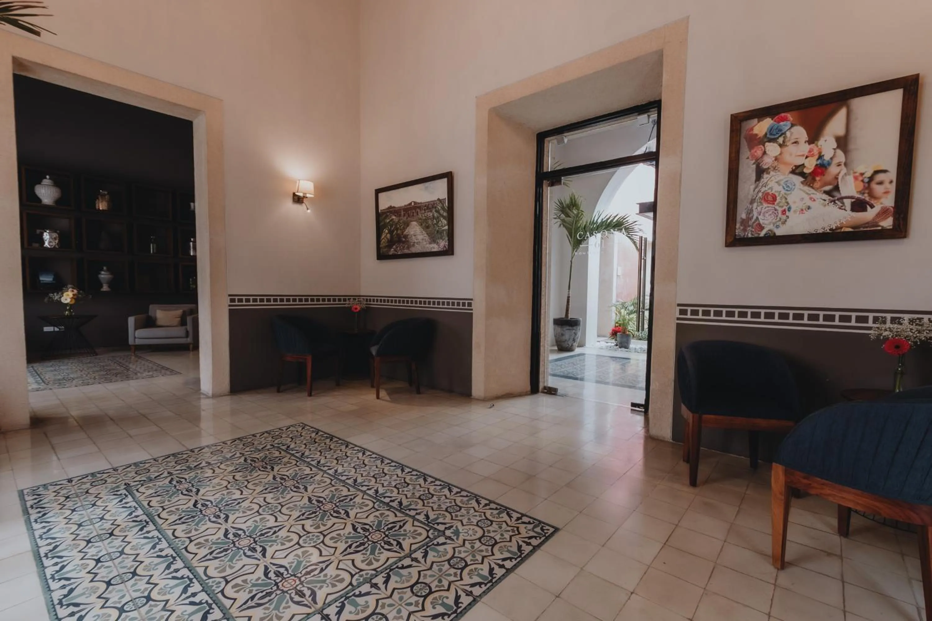 Lobby or reception in Casona 61 Boutique Hotel Mérida
