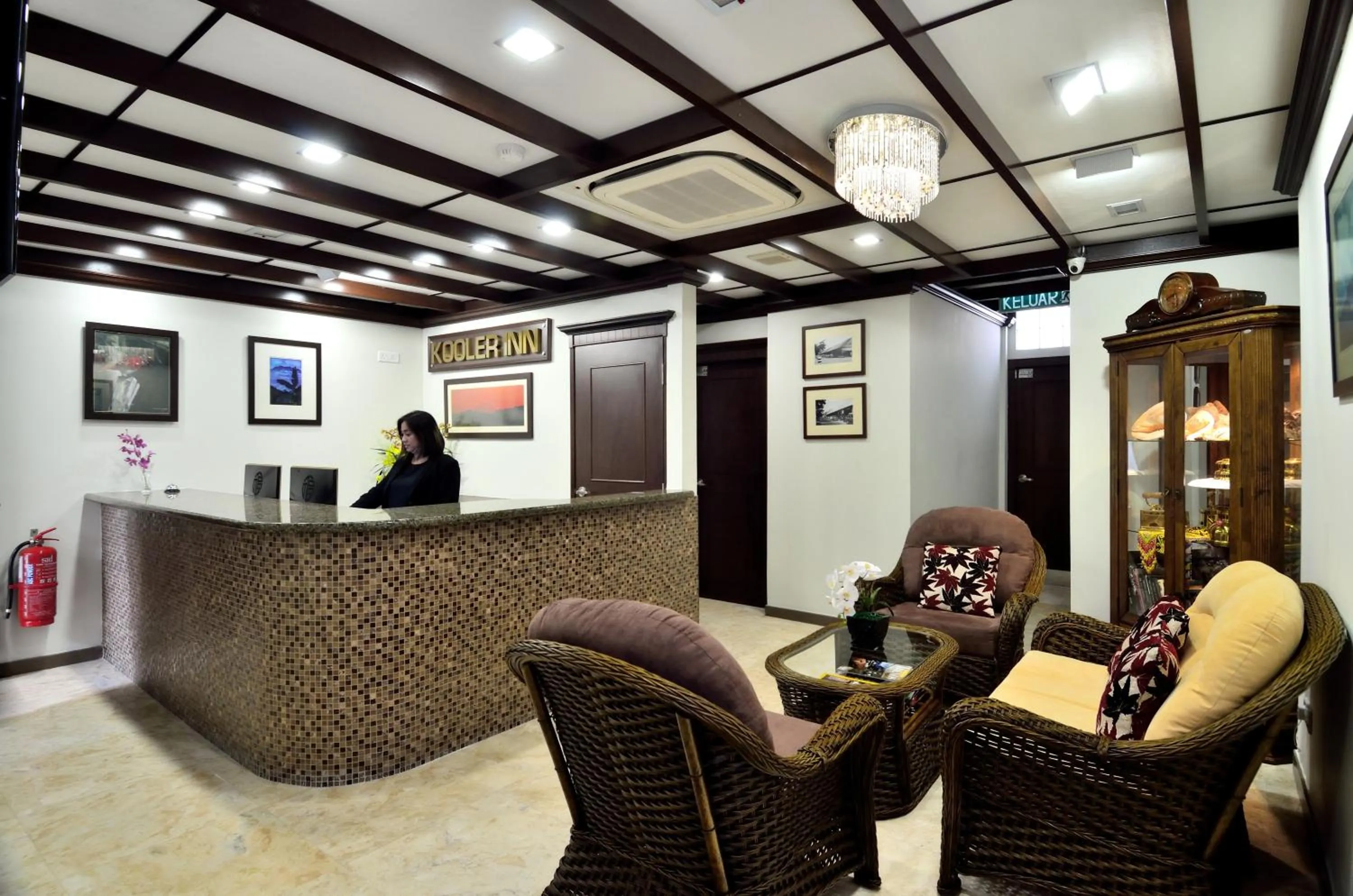 Lobby or reception in Hotel Kooler Inn
