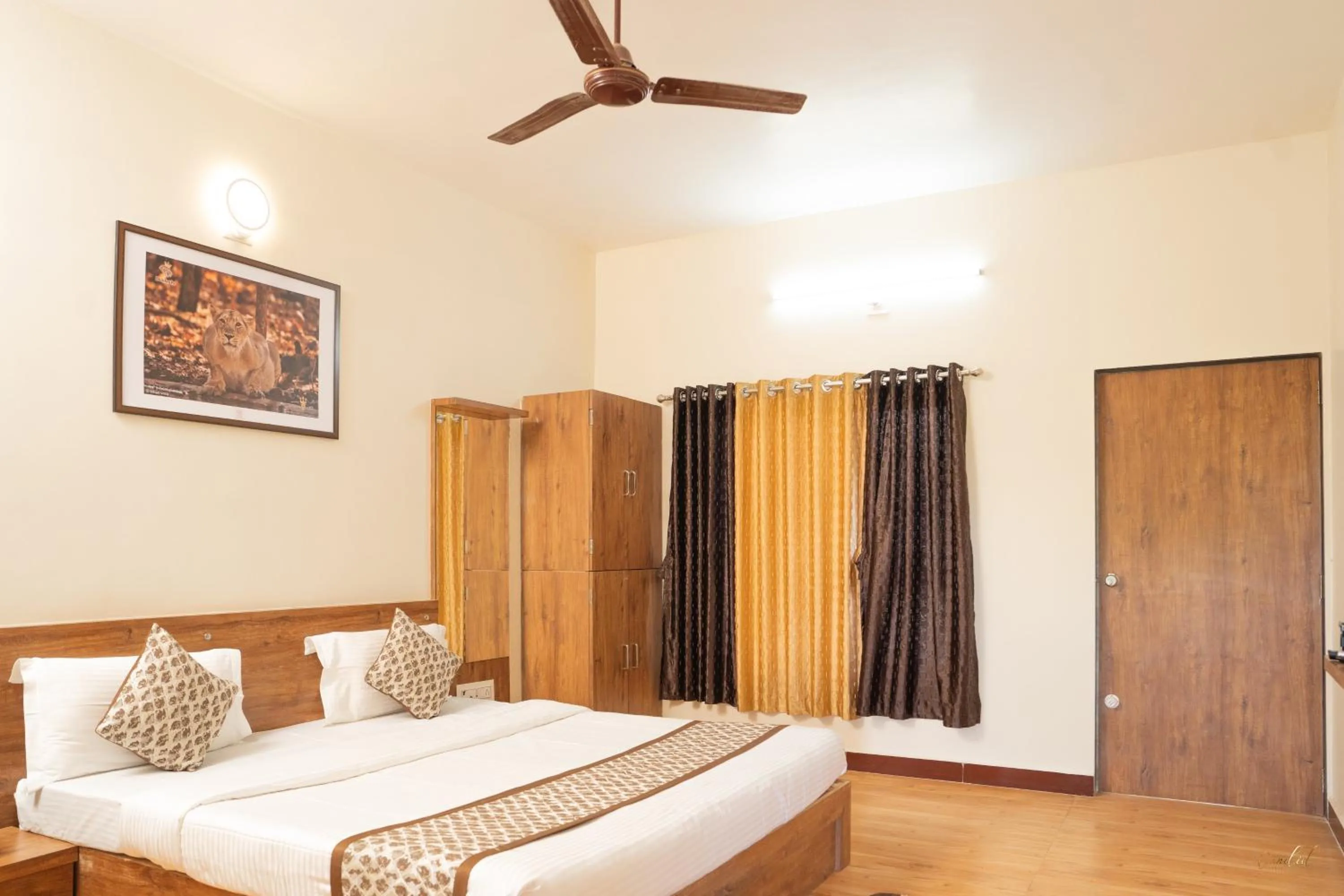 Bed in Daksh Resort And Amusement Park