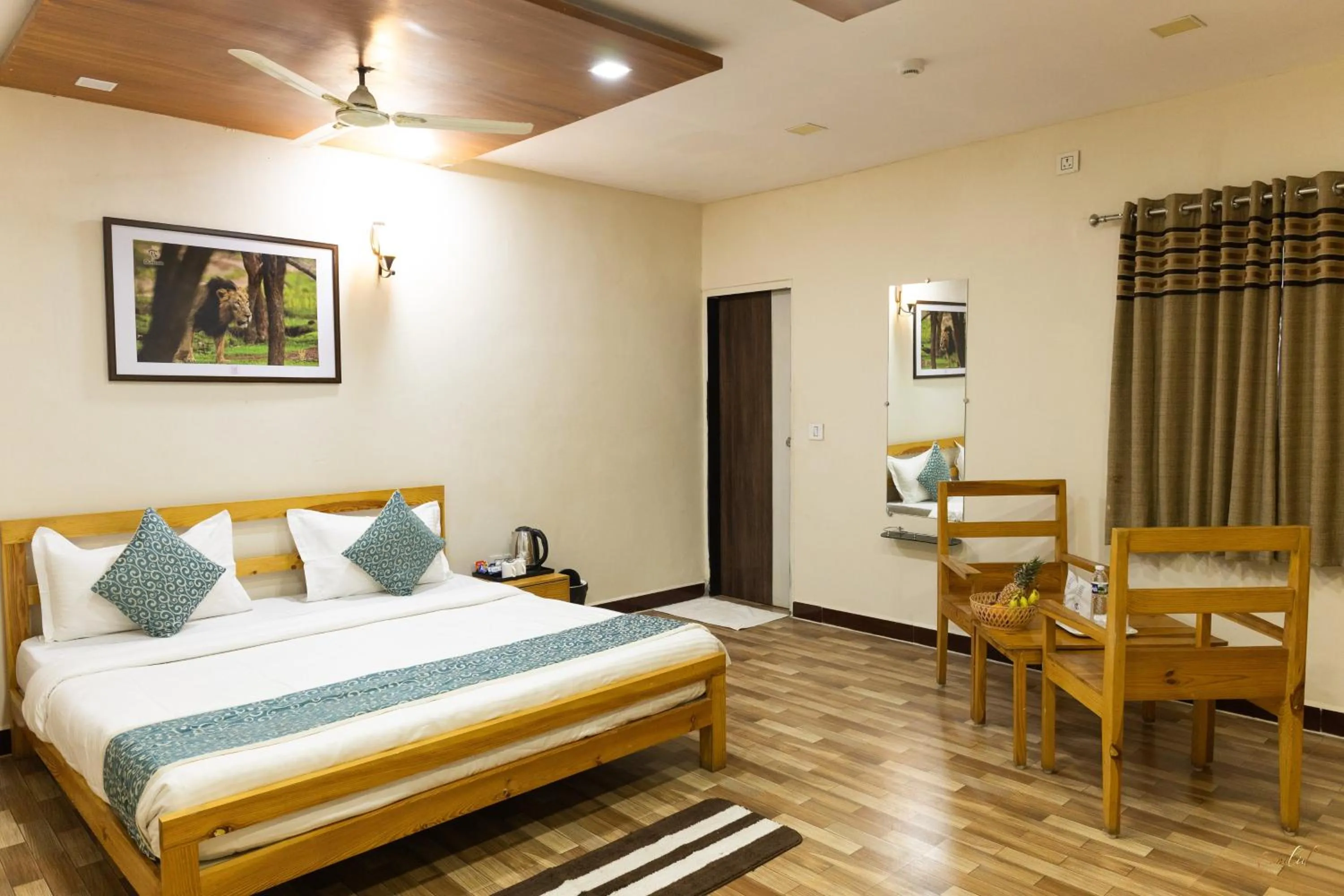 Bed in Daksh Resort And Amusement Park