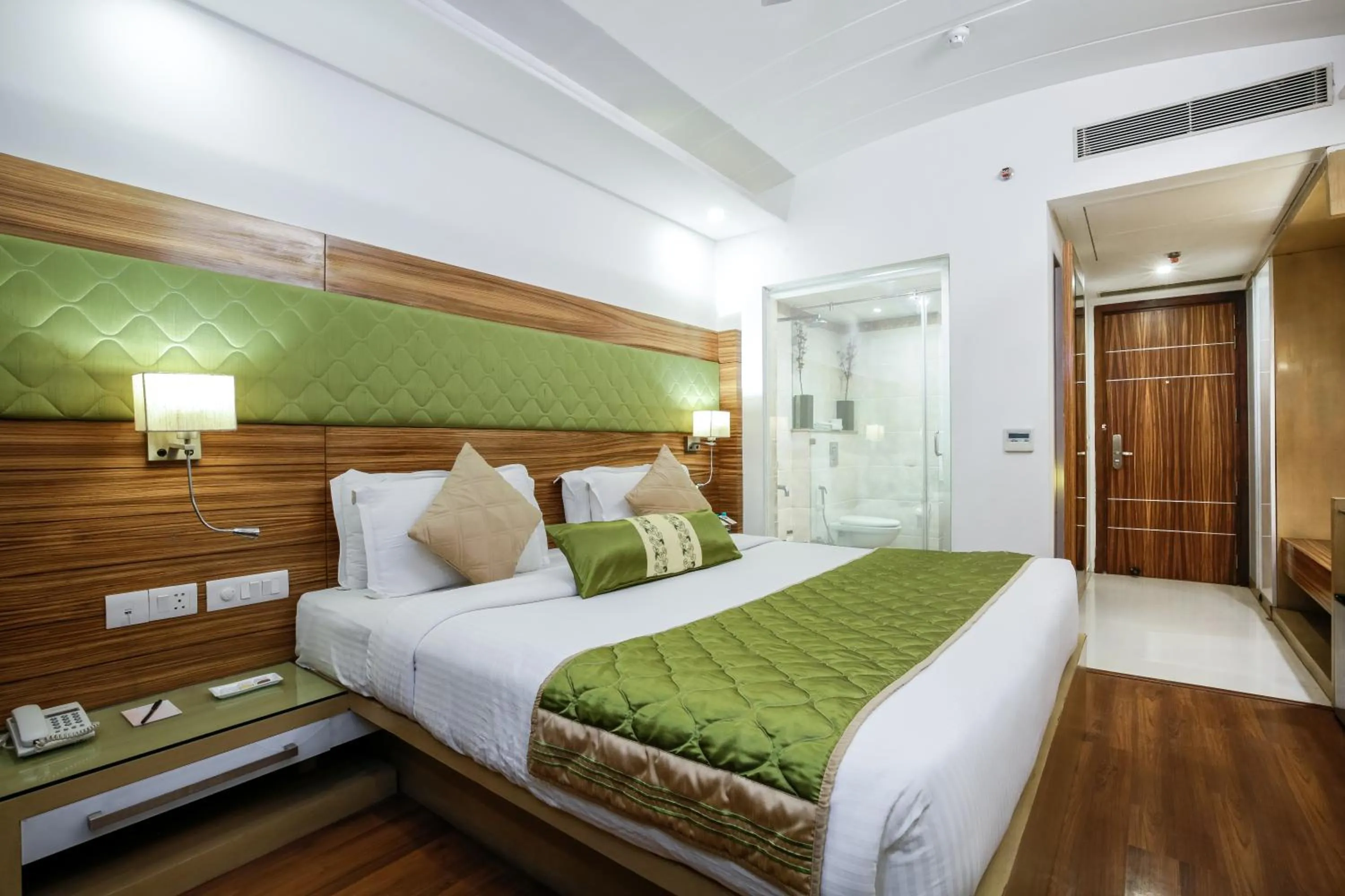 Bed in Rosewood Apartment Hotel, Gurgaon