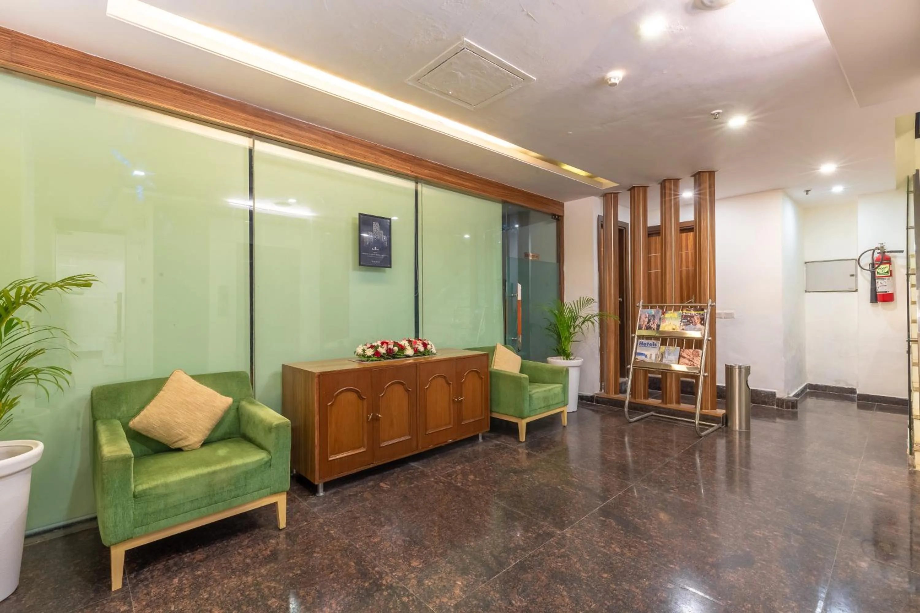 Seating area in Rosewood Apartment Hotel, Gurgaon