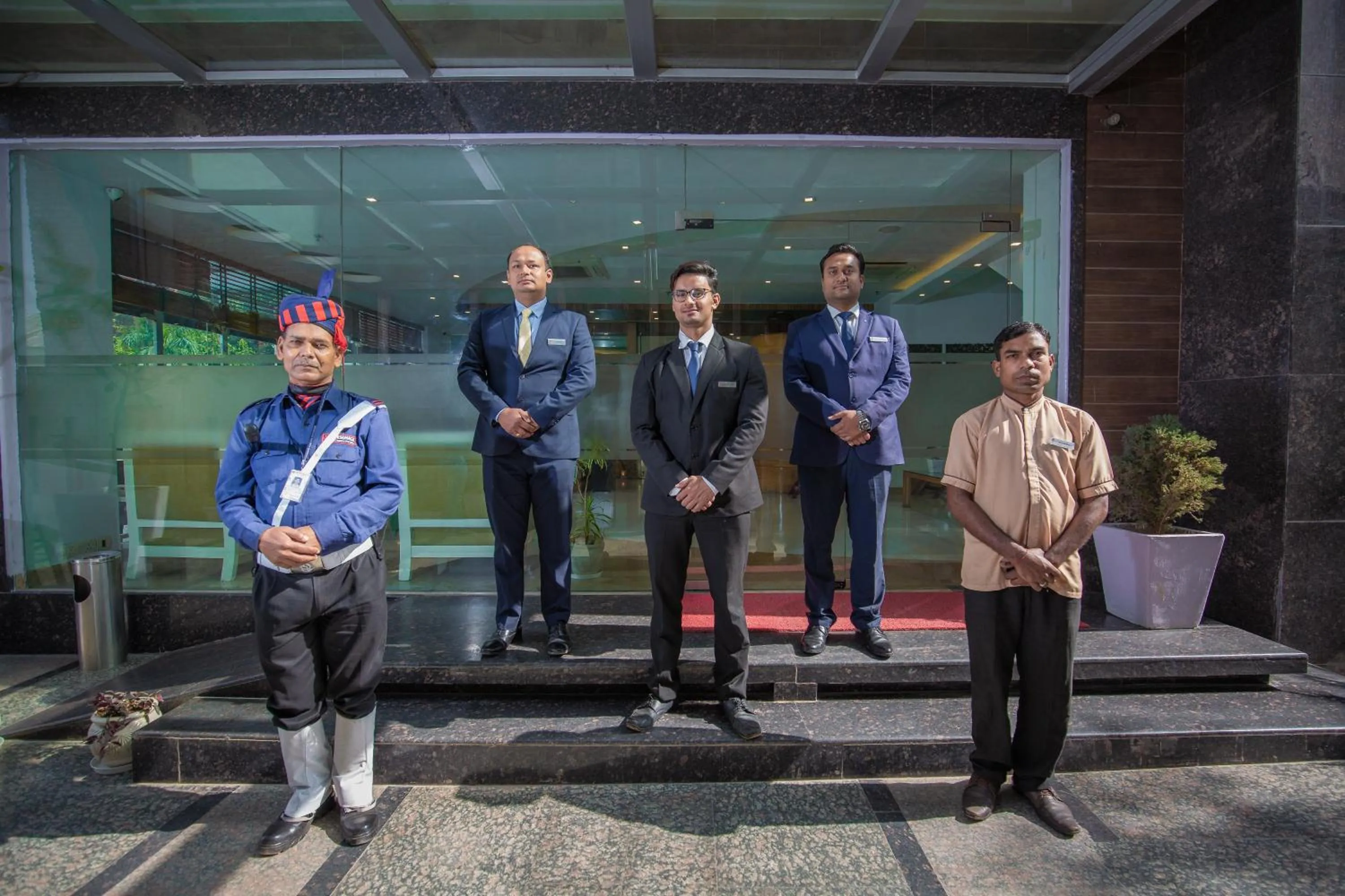 Staff in Rosewood Apartment Hotel, Gurgaon