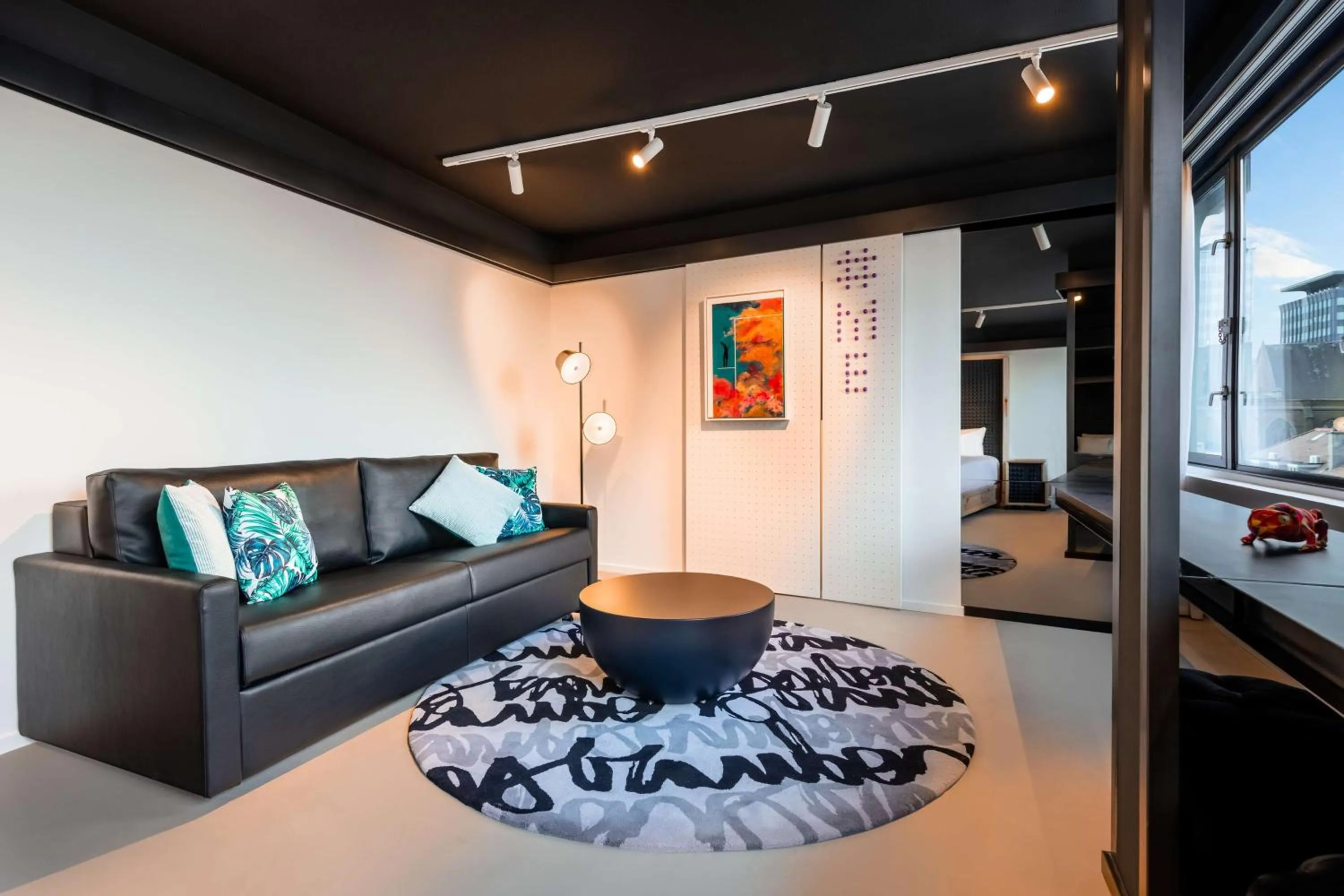 Bedroom in nhow Brussels Bloom