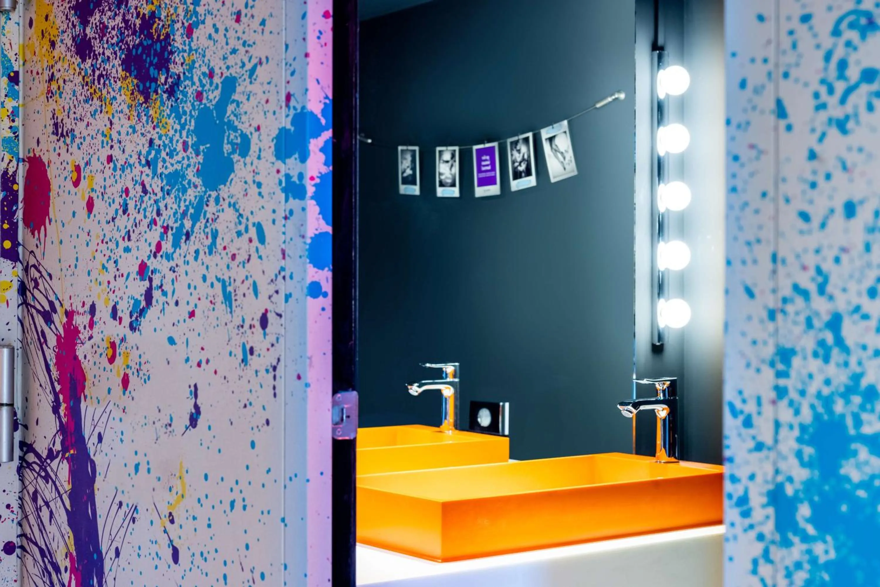 Bathroom in nhow Brussels Bloom