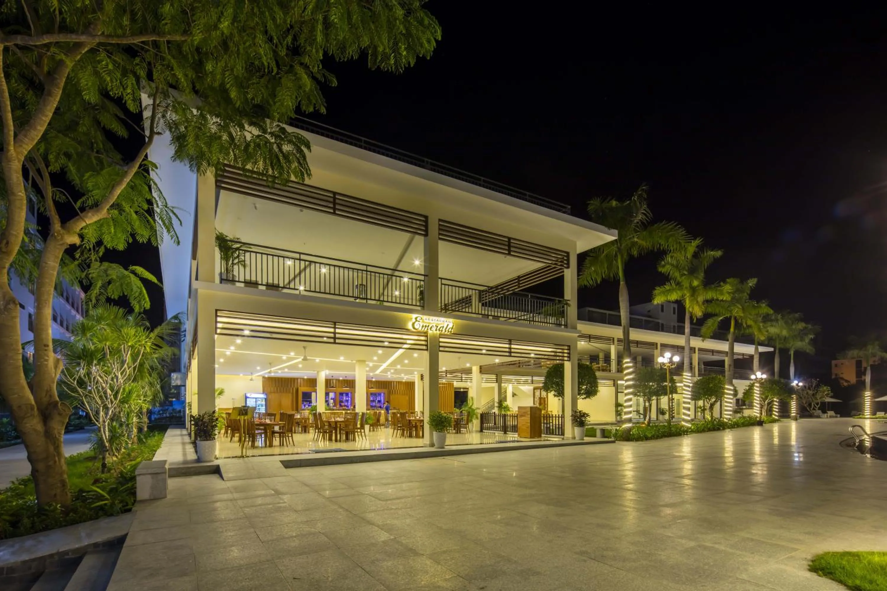 Property building in Diamond Bay Condotel Resort Nha Trang