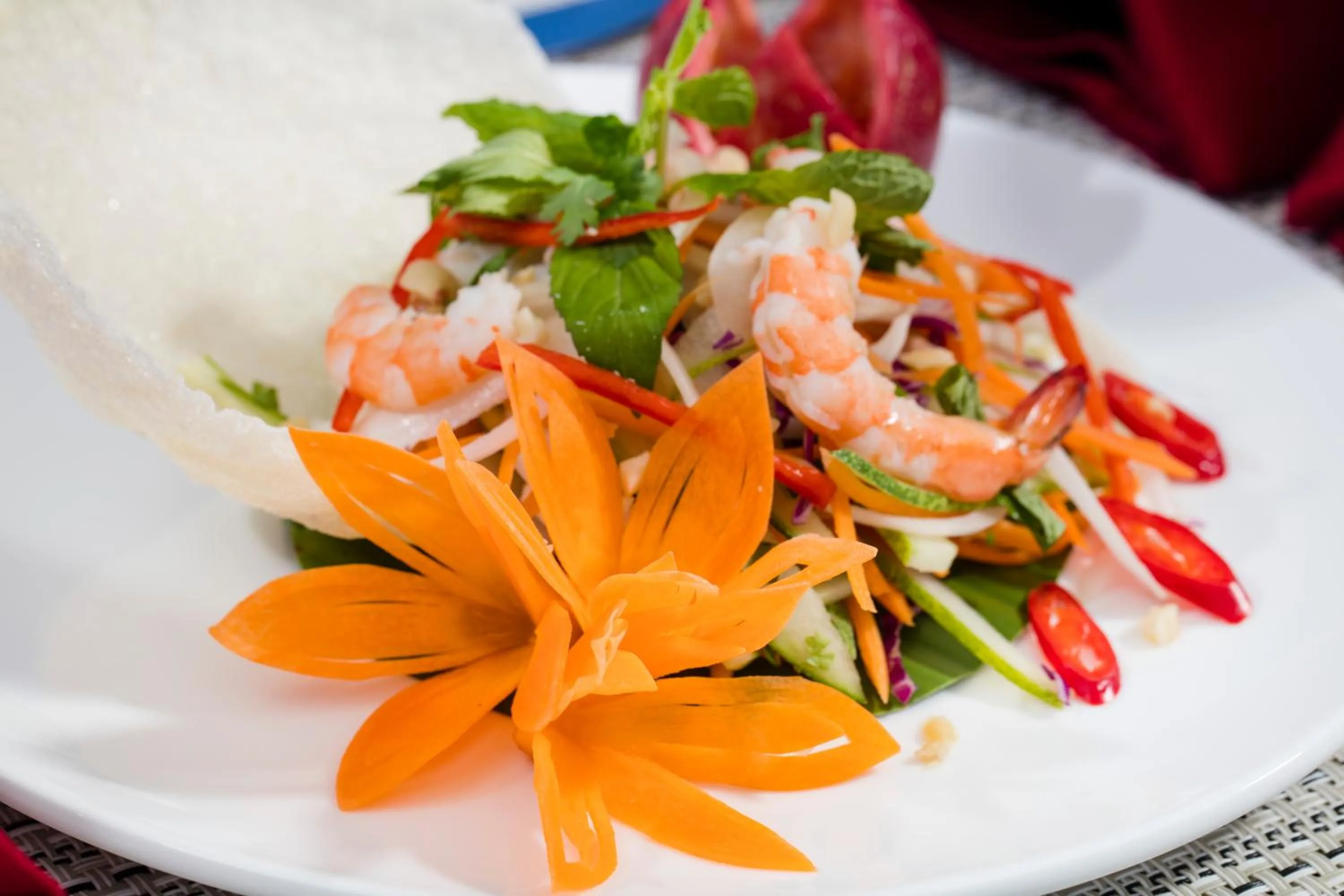 Food close-up in Diamond Bay Condotel Resort Nha Trang