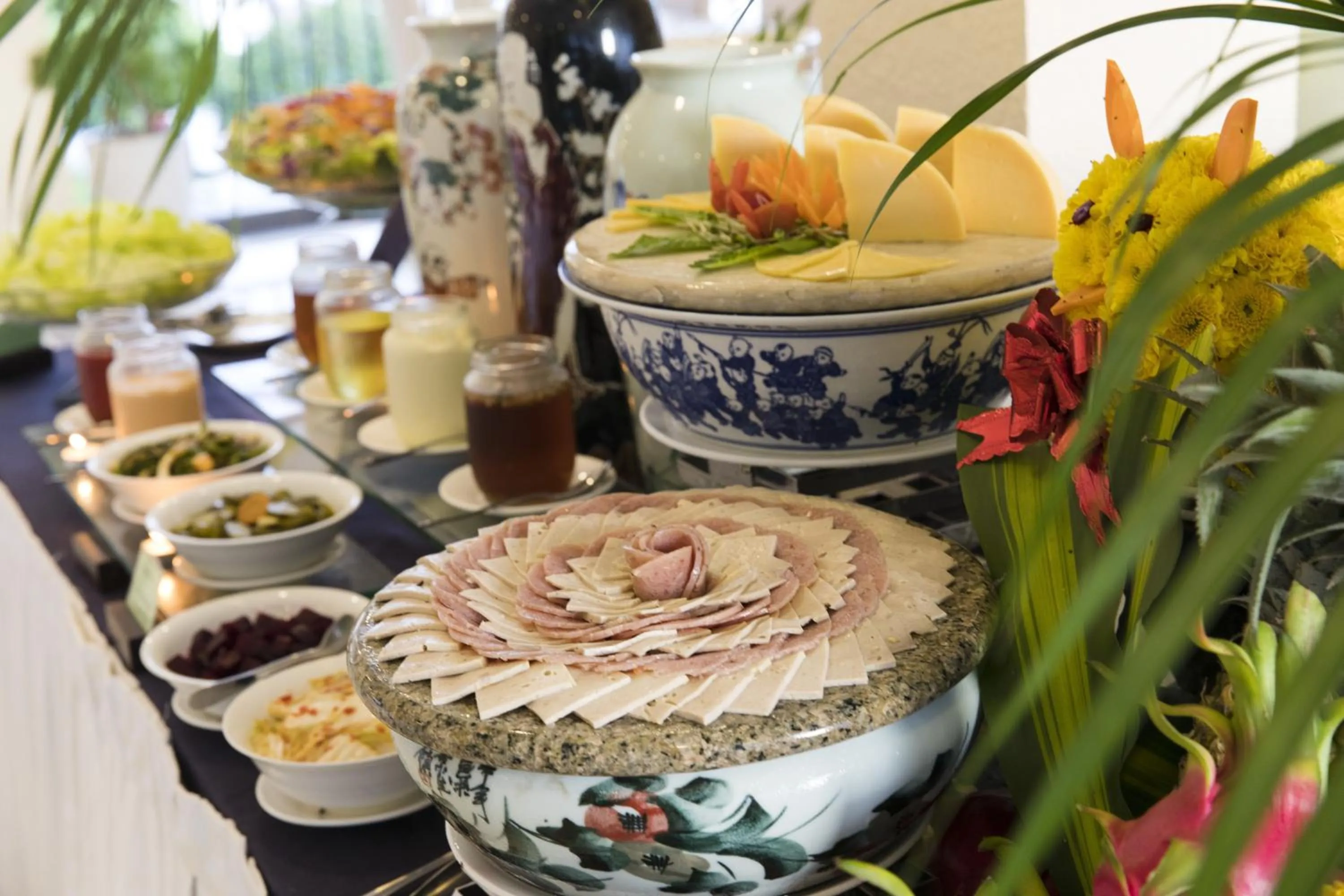 Buffet breakfast in Diamond Bay Condotel Resort Nha Trang