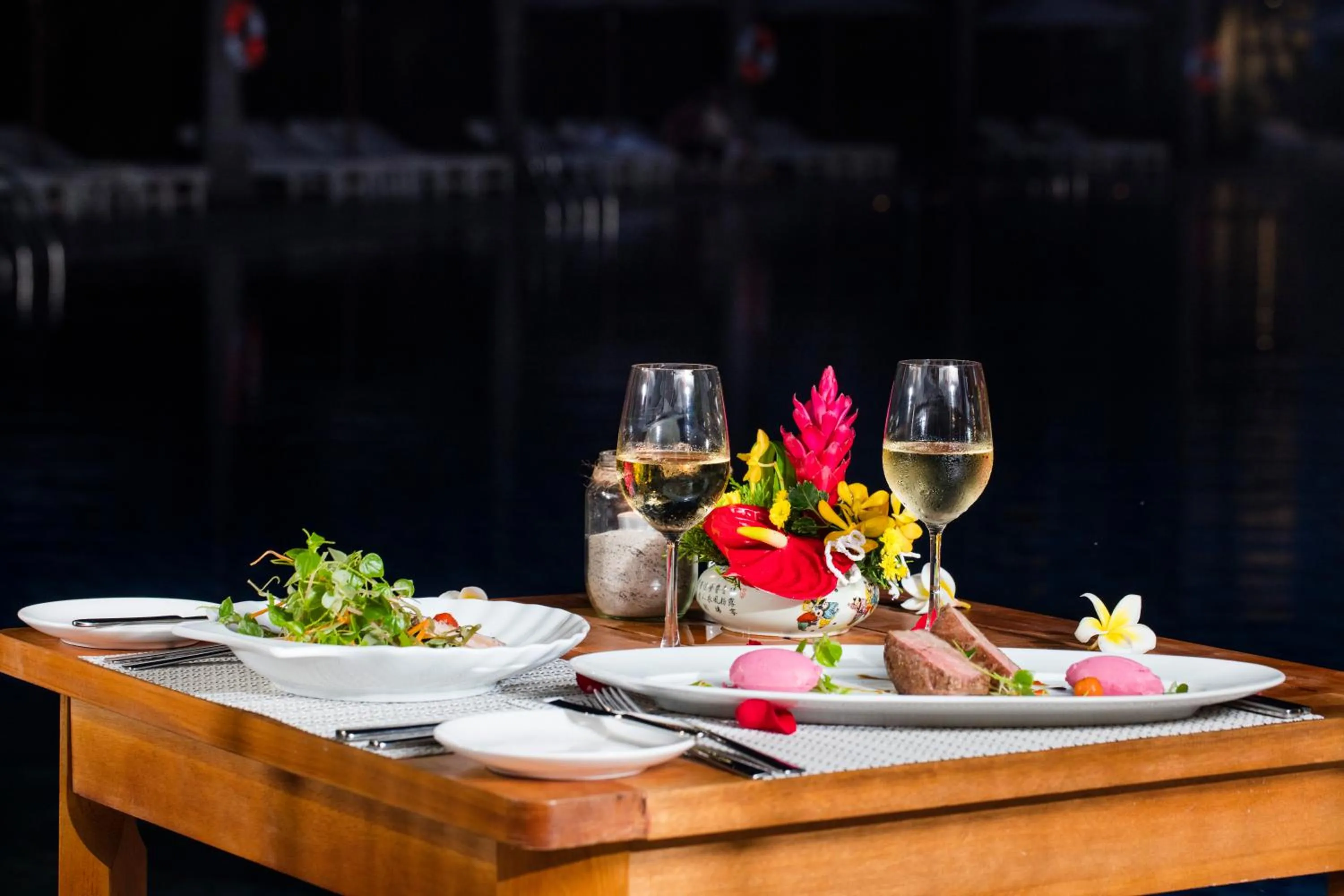 Food close-up in Diamond Bay Condotel Resort Nha Trang