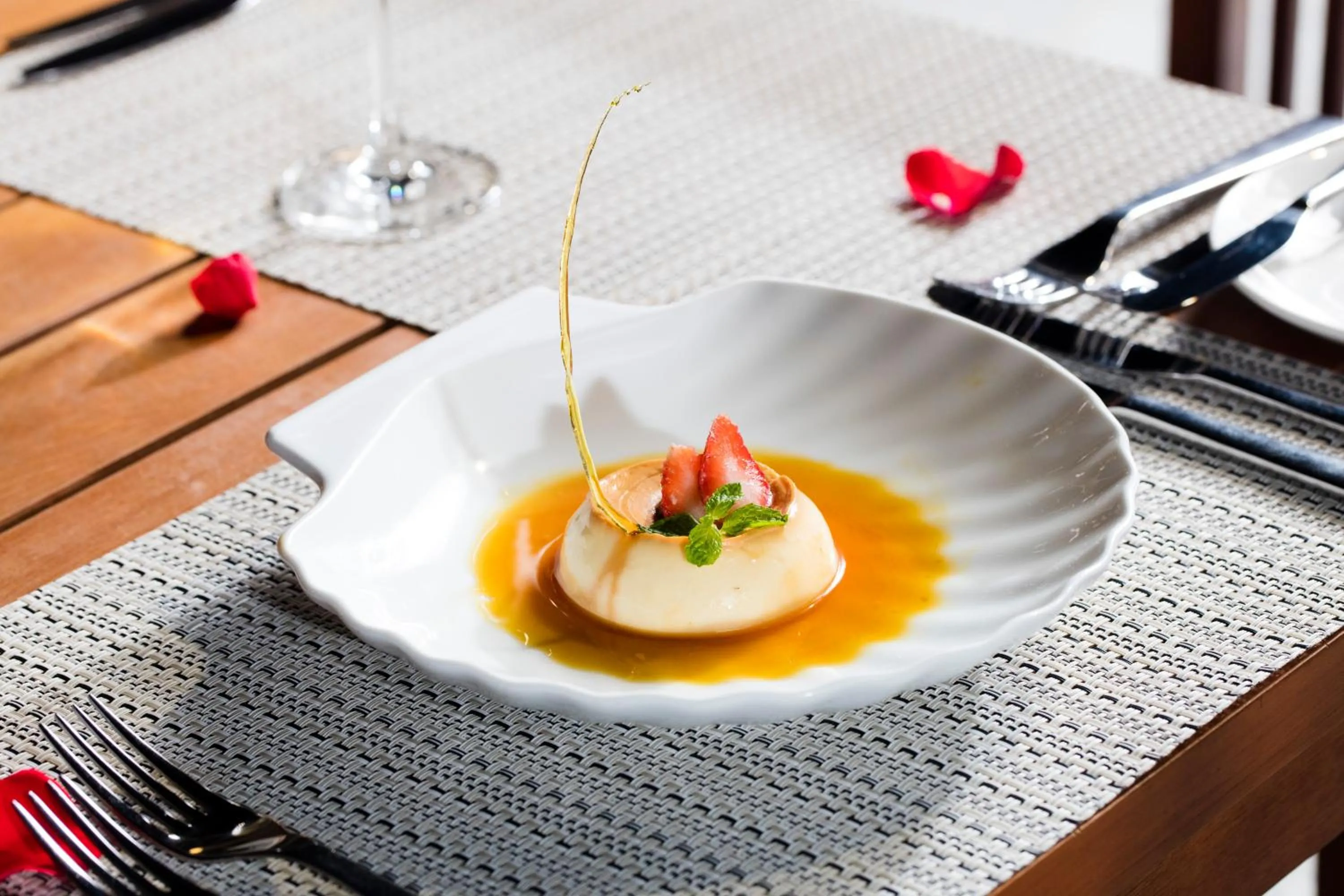 Food close-up in Diamond Bay Condotel Resort Nha Trang