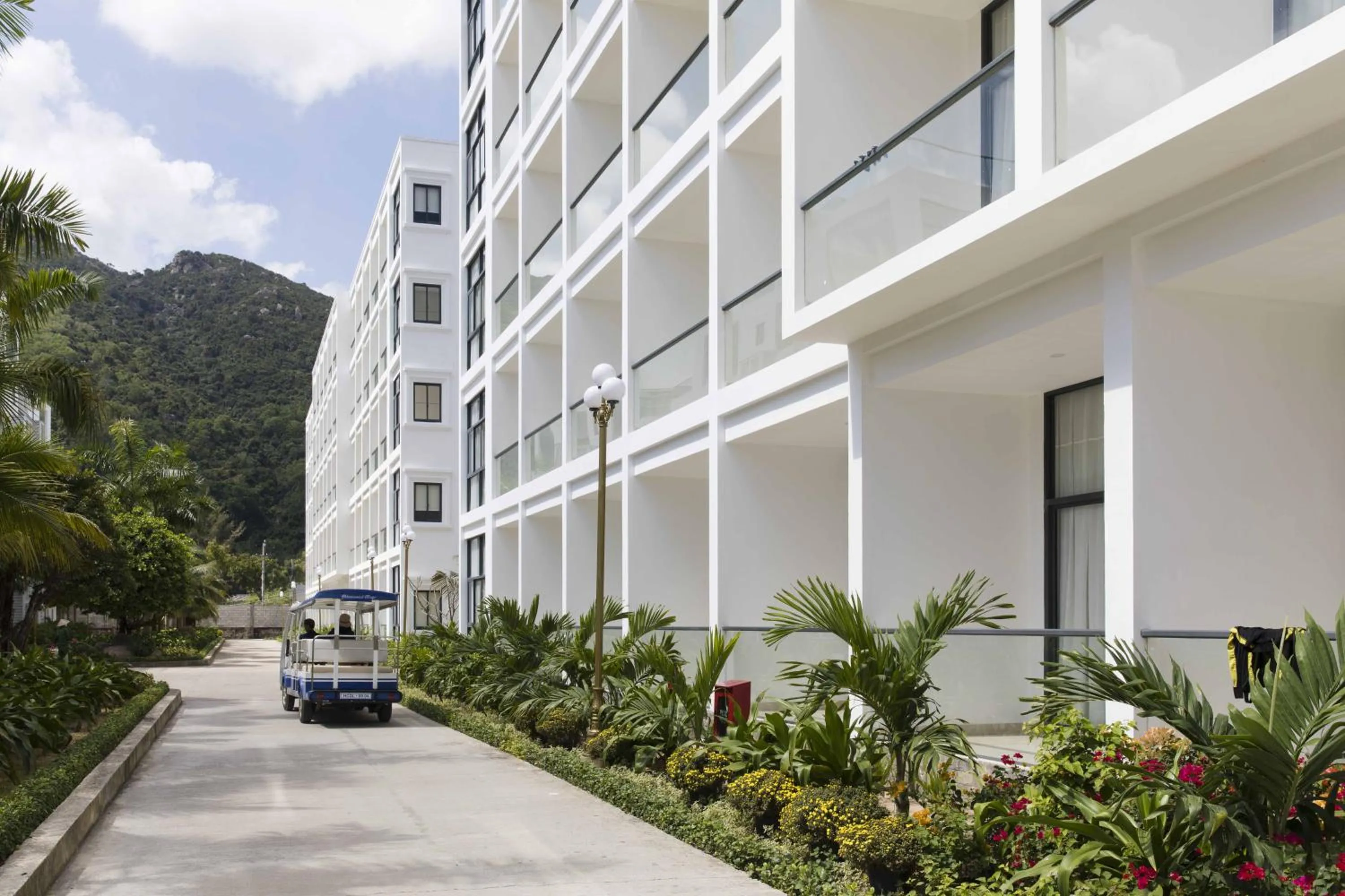Balcony/Terrace in Diamond Bay Condotel Resort Nha Trang