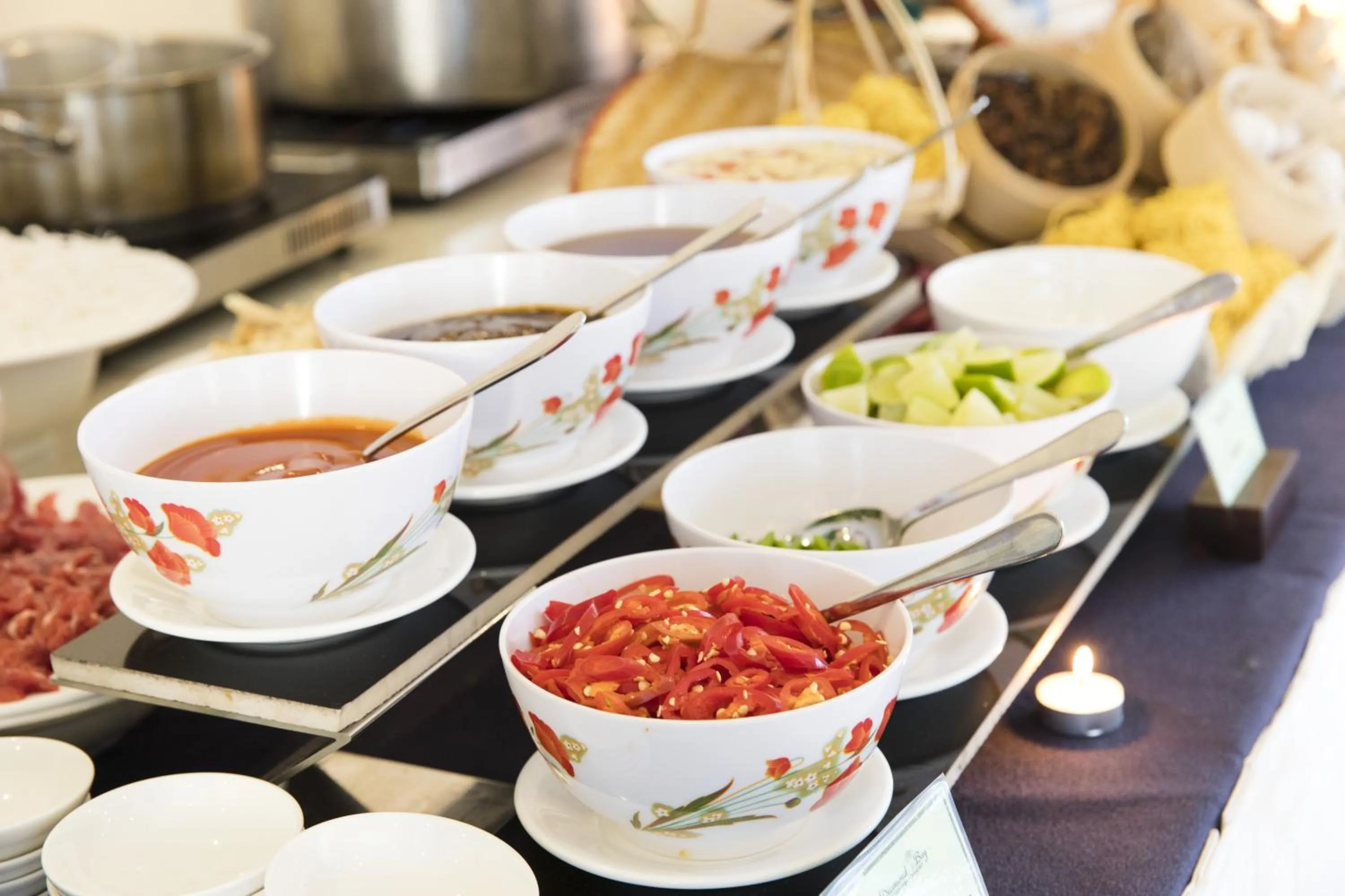 Food and drinks in Diamond Bay Condotel Resort Nha Trang