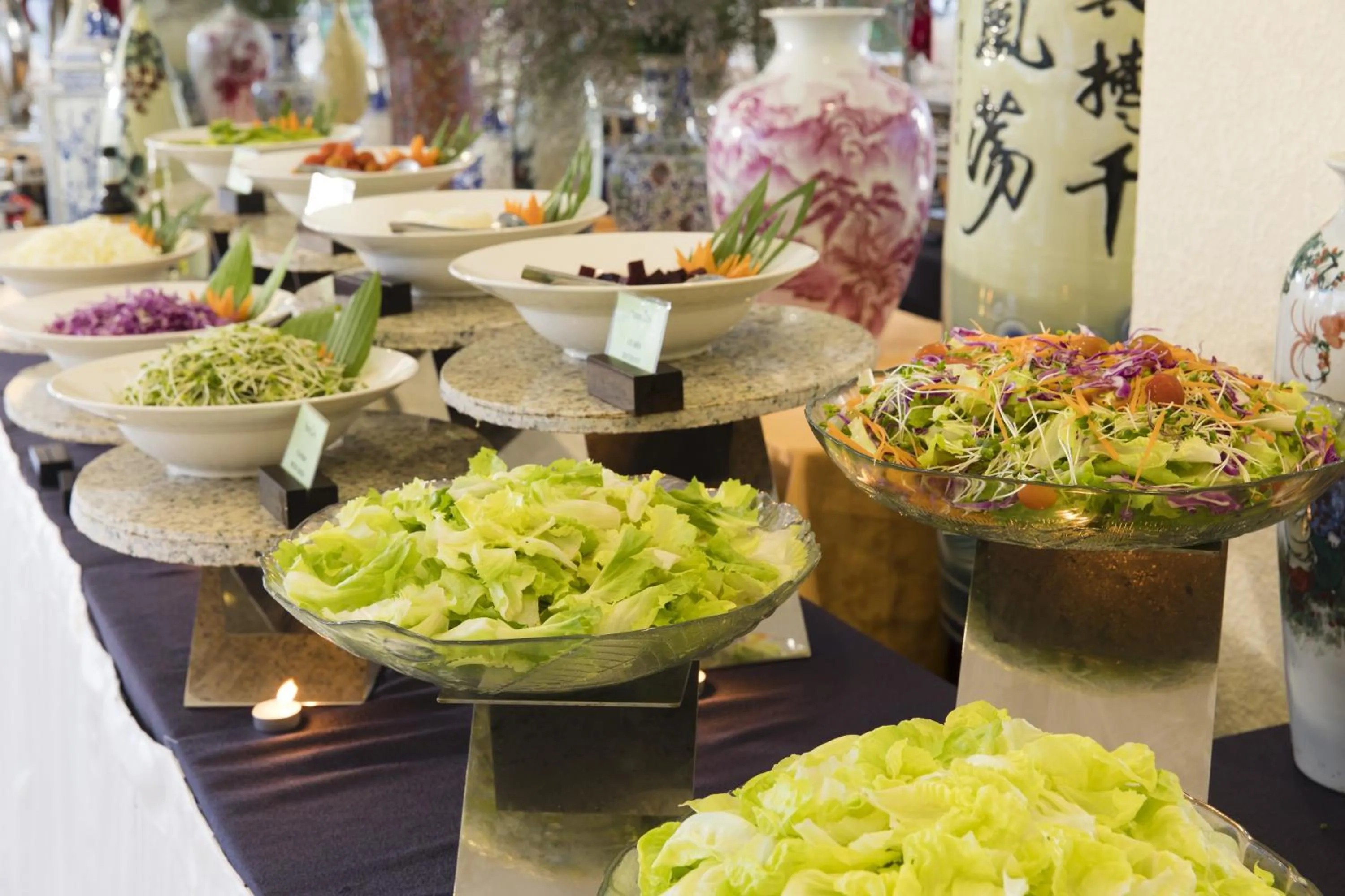 Buffet breakfast in Diamond Bay Condotel Resort Nha Trang