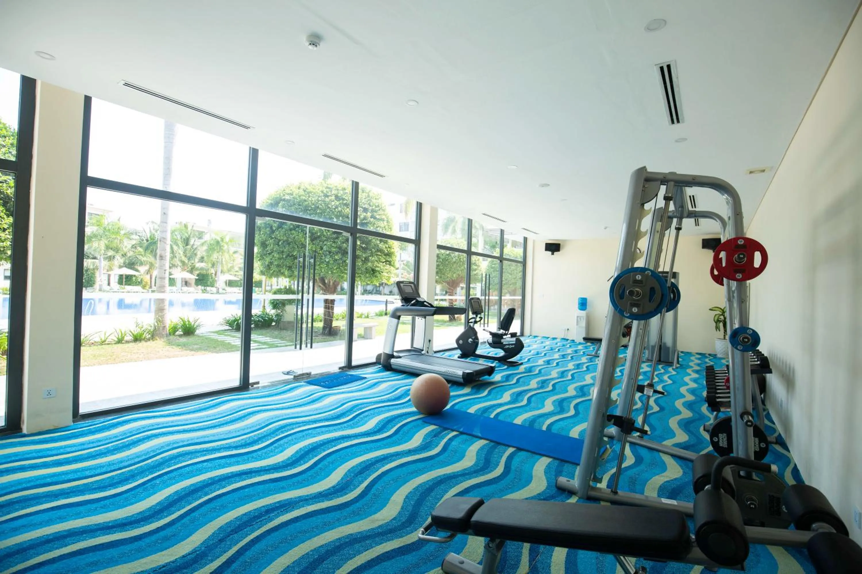 Fitness centre/facilities in Diamond Bay Condotel Resort Nha Trang