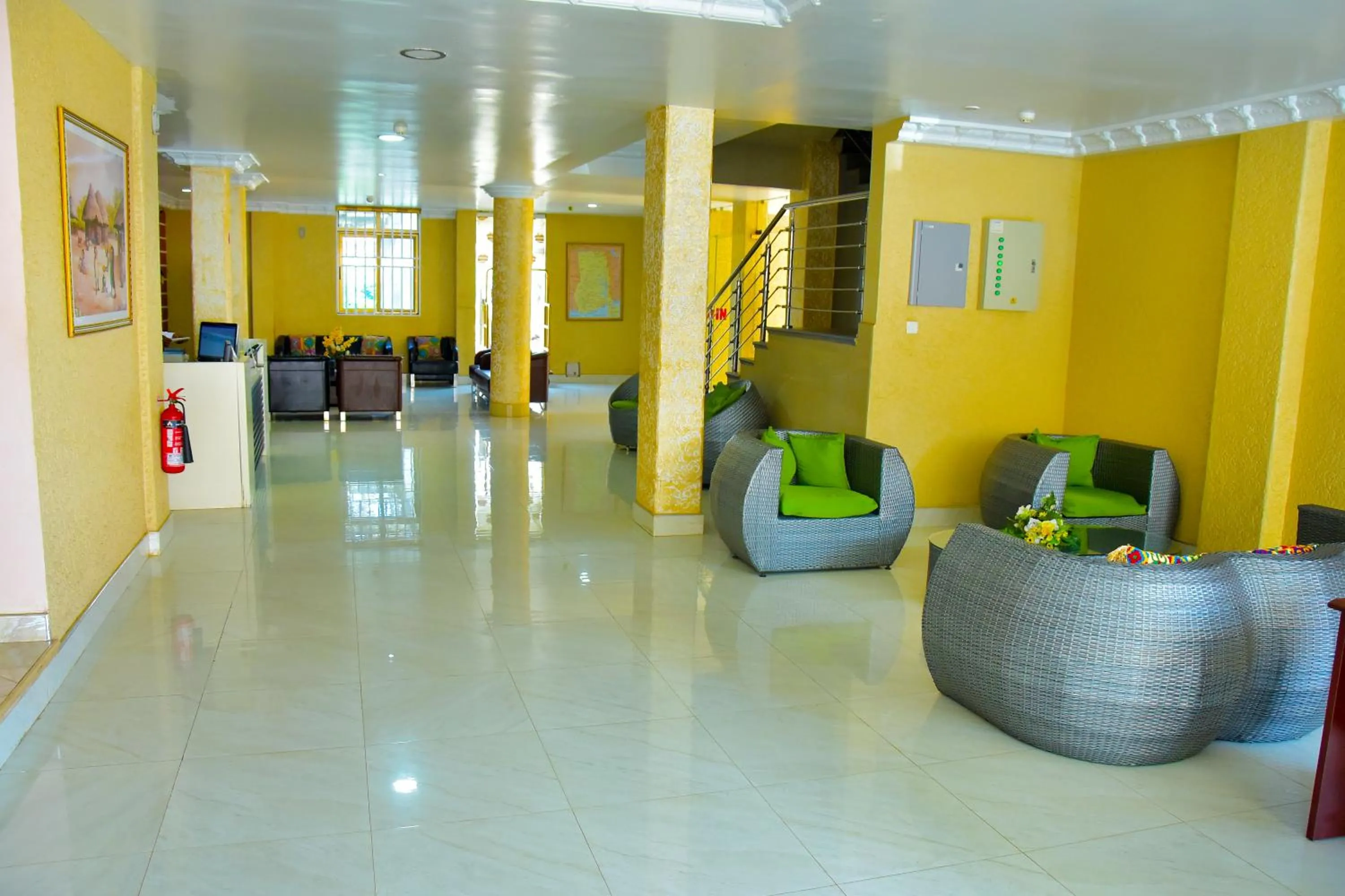 Lobby or reception in Mawuli Hotel