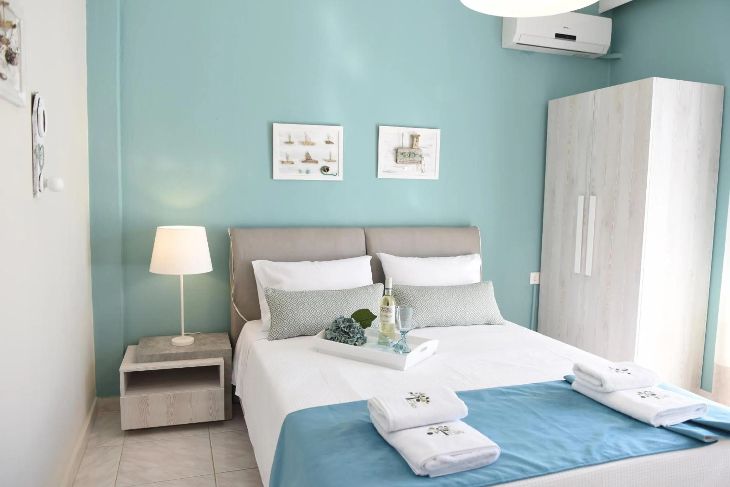 Photo of the whole room, Bed in Dionisos Elia