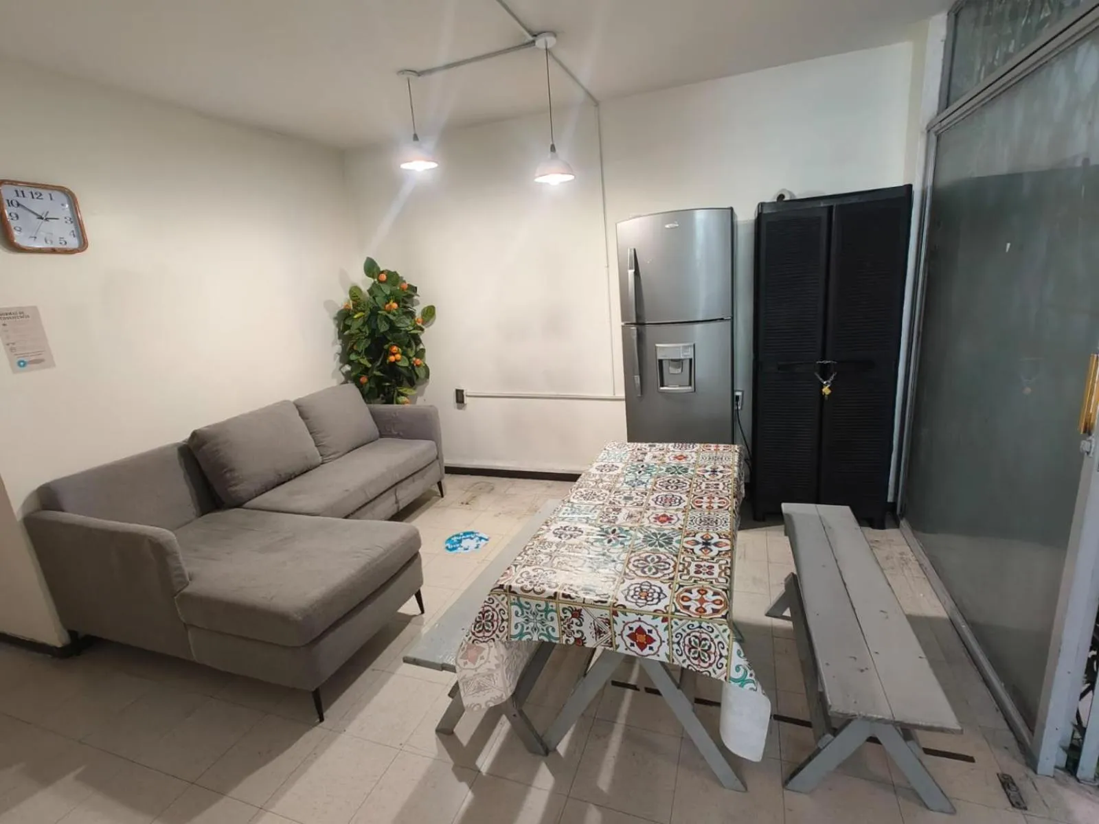 Living room in Hostal Ciudad de Mexico