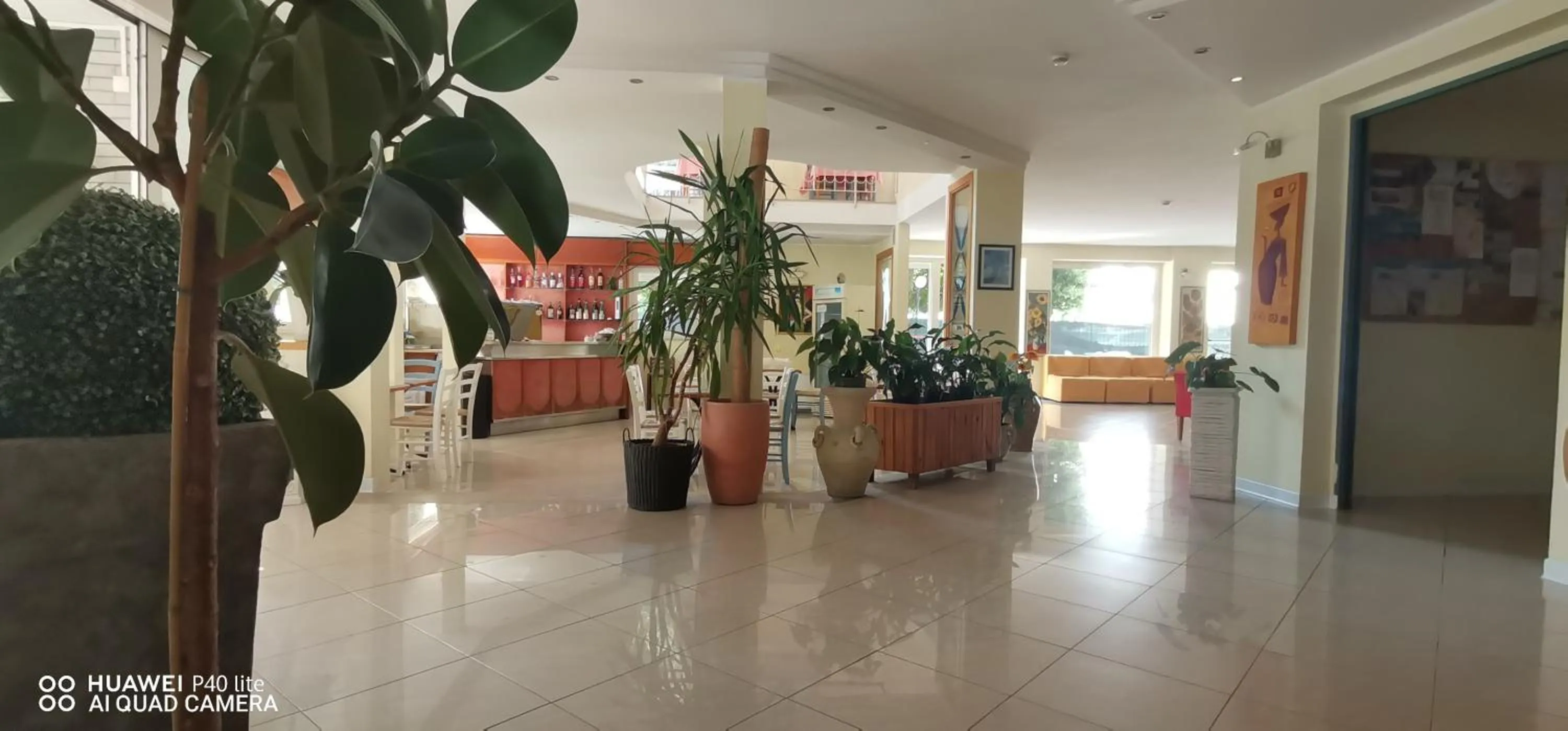 Lobby or reception in Hotel Rugantino