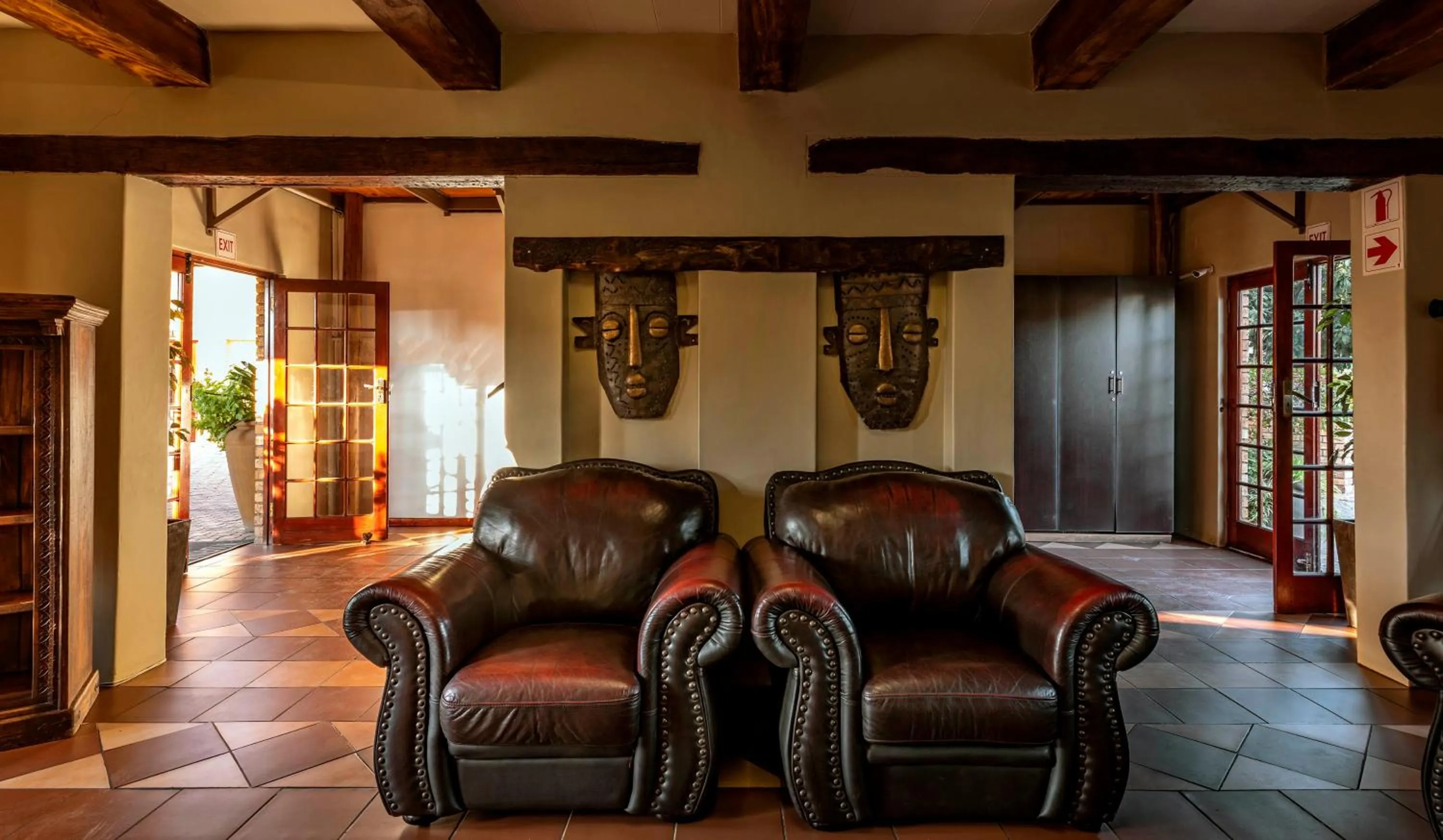 Seating area in Kuruman Inn