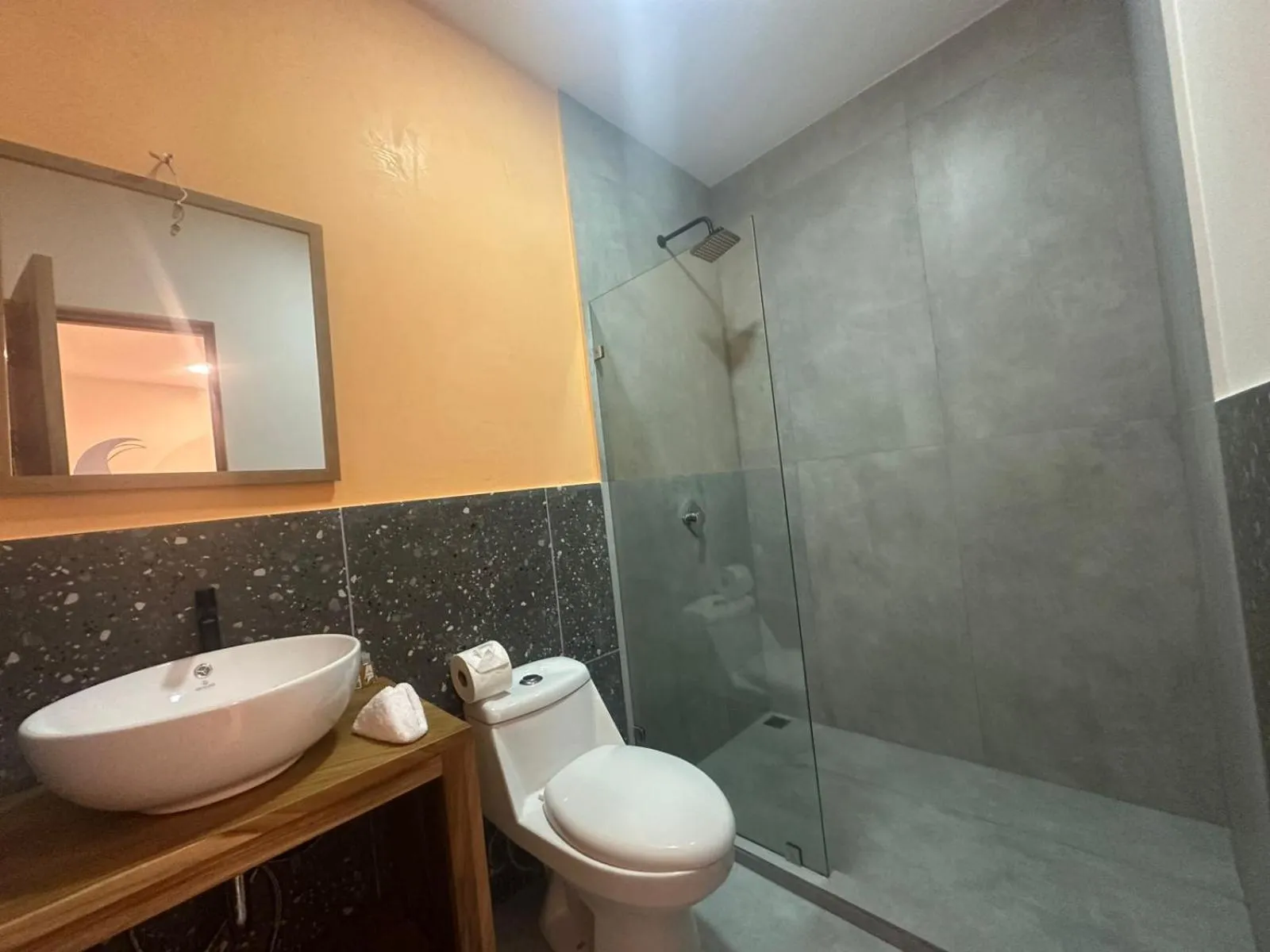 Bathroom in Wide Mouth Frog Quepos