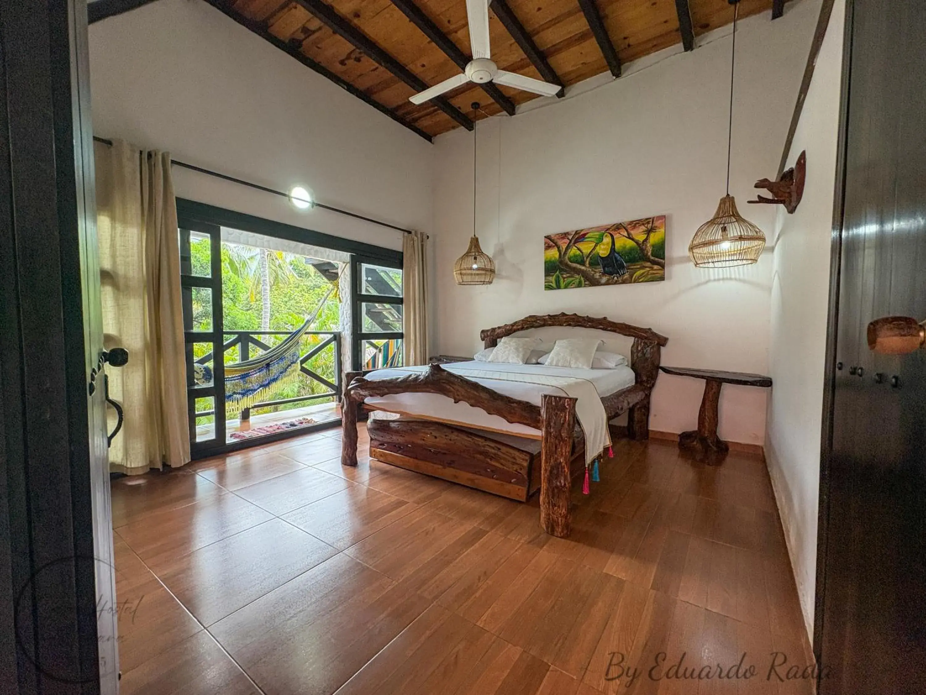 Triple Room in Hostal Antawara Tayrona Triple Room in Hostal Antawara Tayrona