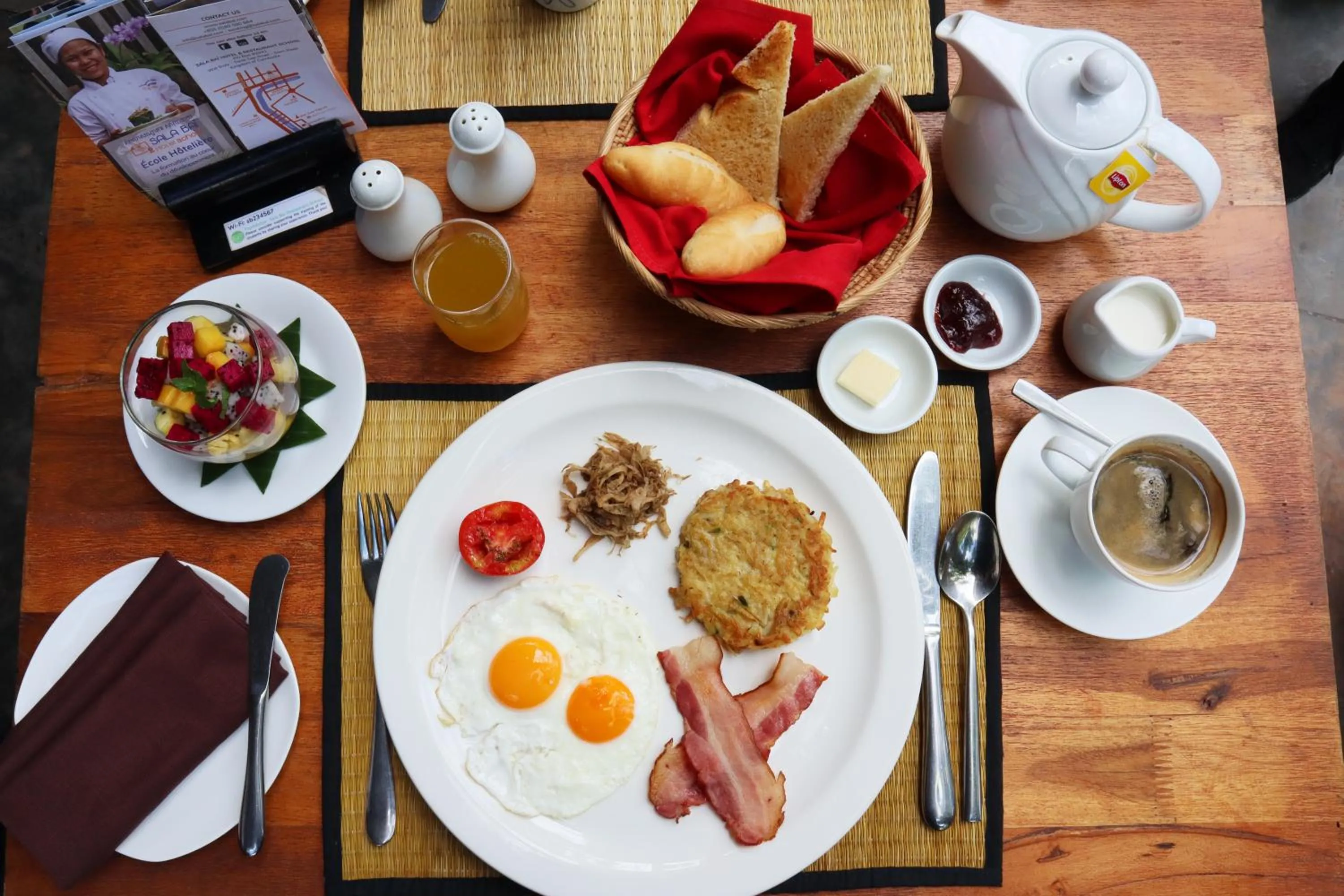 Restaurant/places to eat in Sala Baï Hotel & Restaurant School