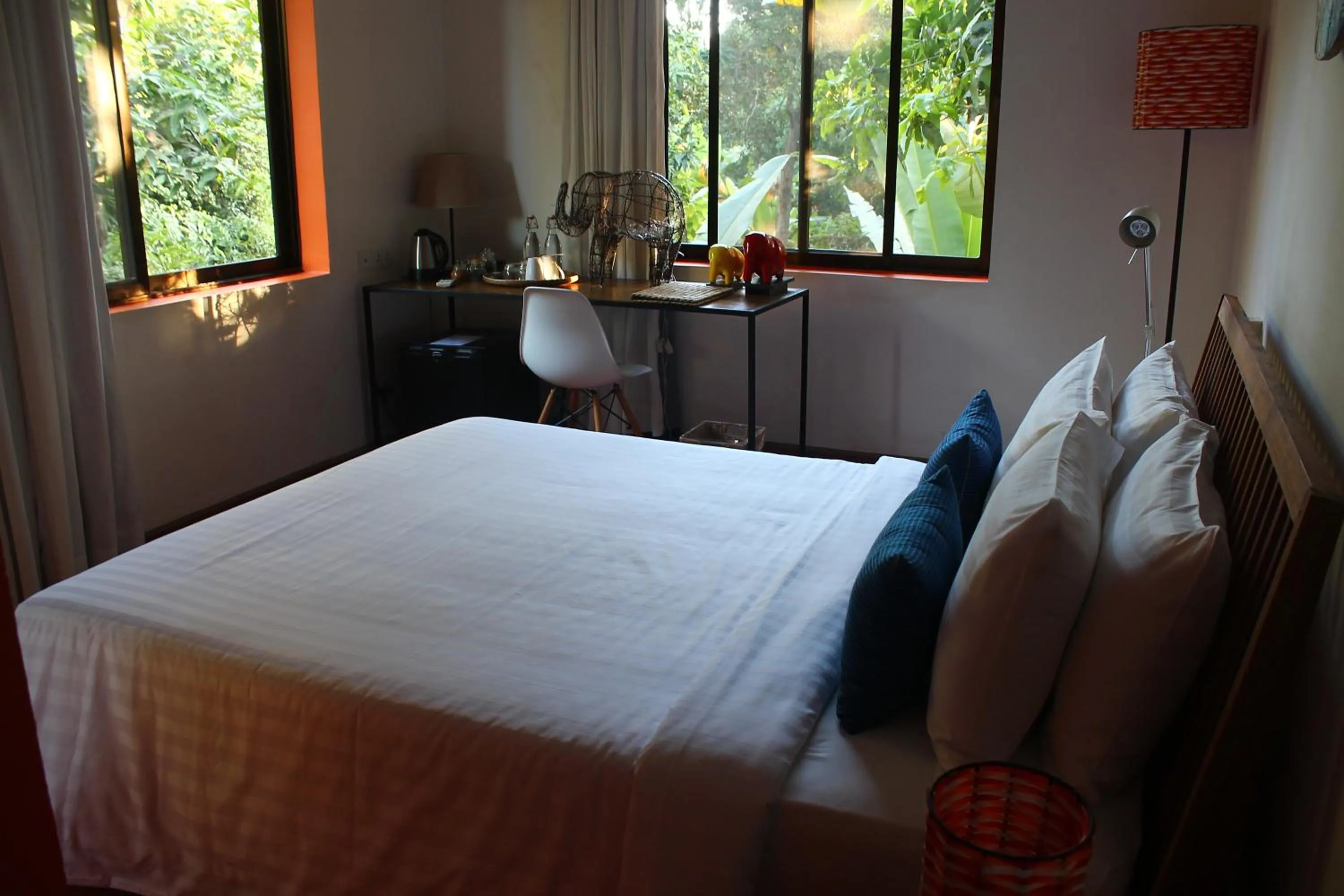 Bed in Sala Baï Hotel & Restaurant School